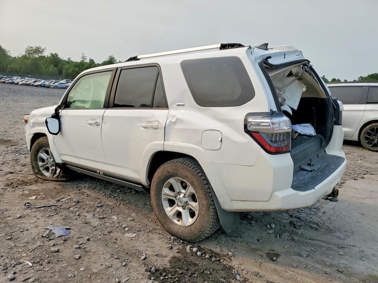 2015 Toyota 4runner Sr5 White vin: JTEBU5JRXF5236895