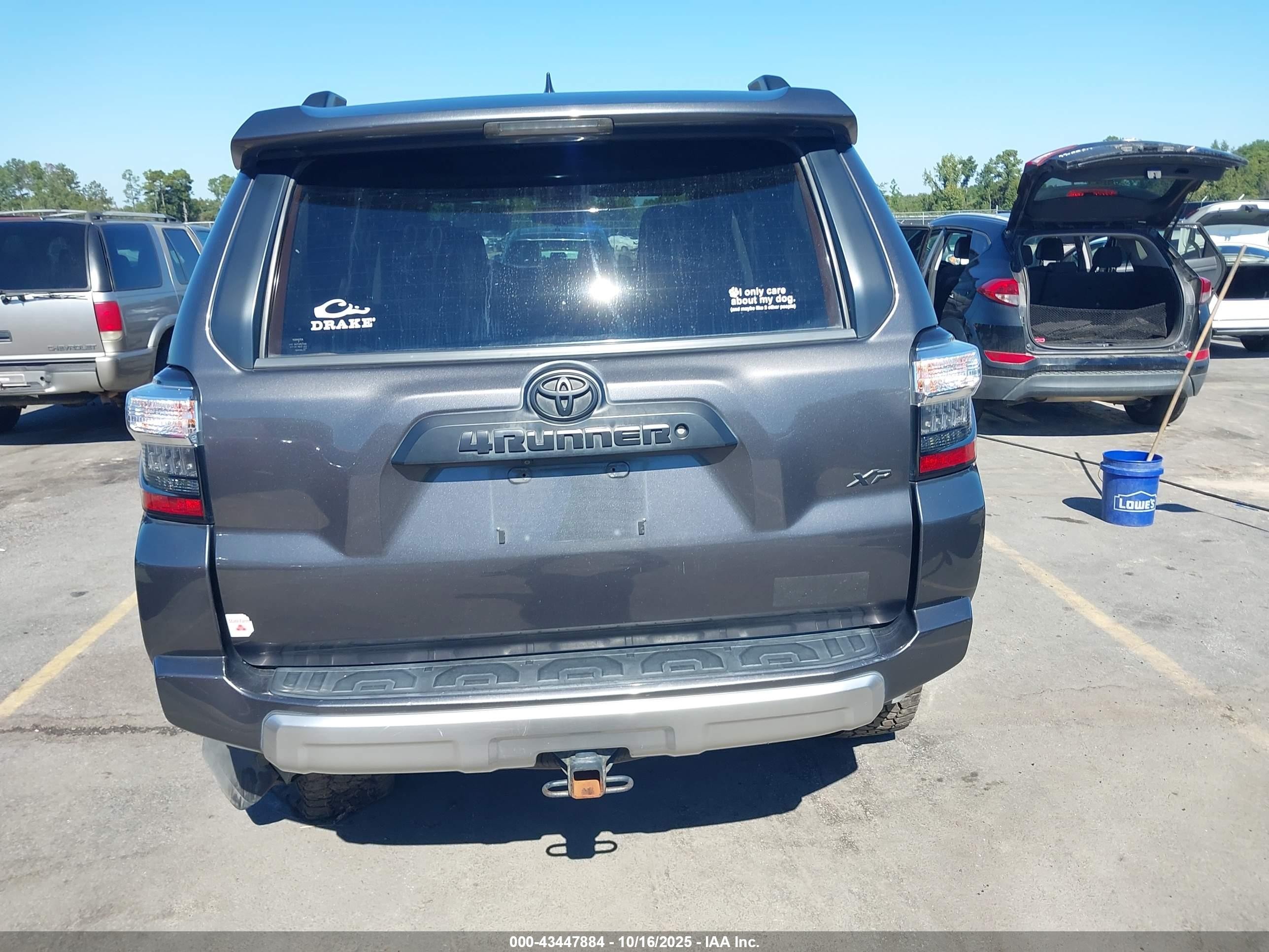 2018 Toyota 4runner Trd Off Road Premium Gray vin: JTEBU5JRXJ5485688