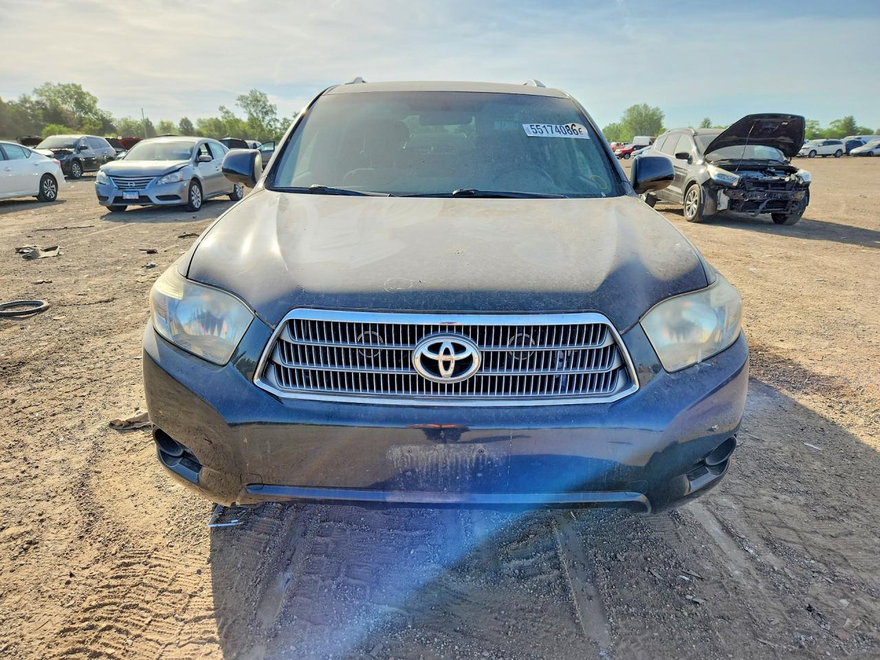 2010 Toyota Highlander Hybrid Black vin: JTEBW3EH7A2040892