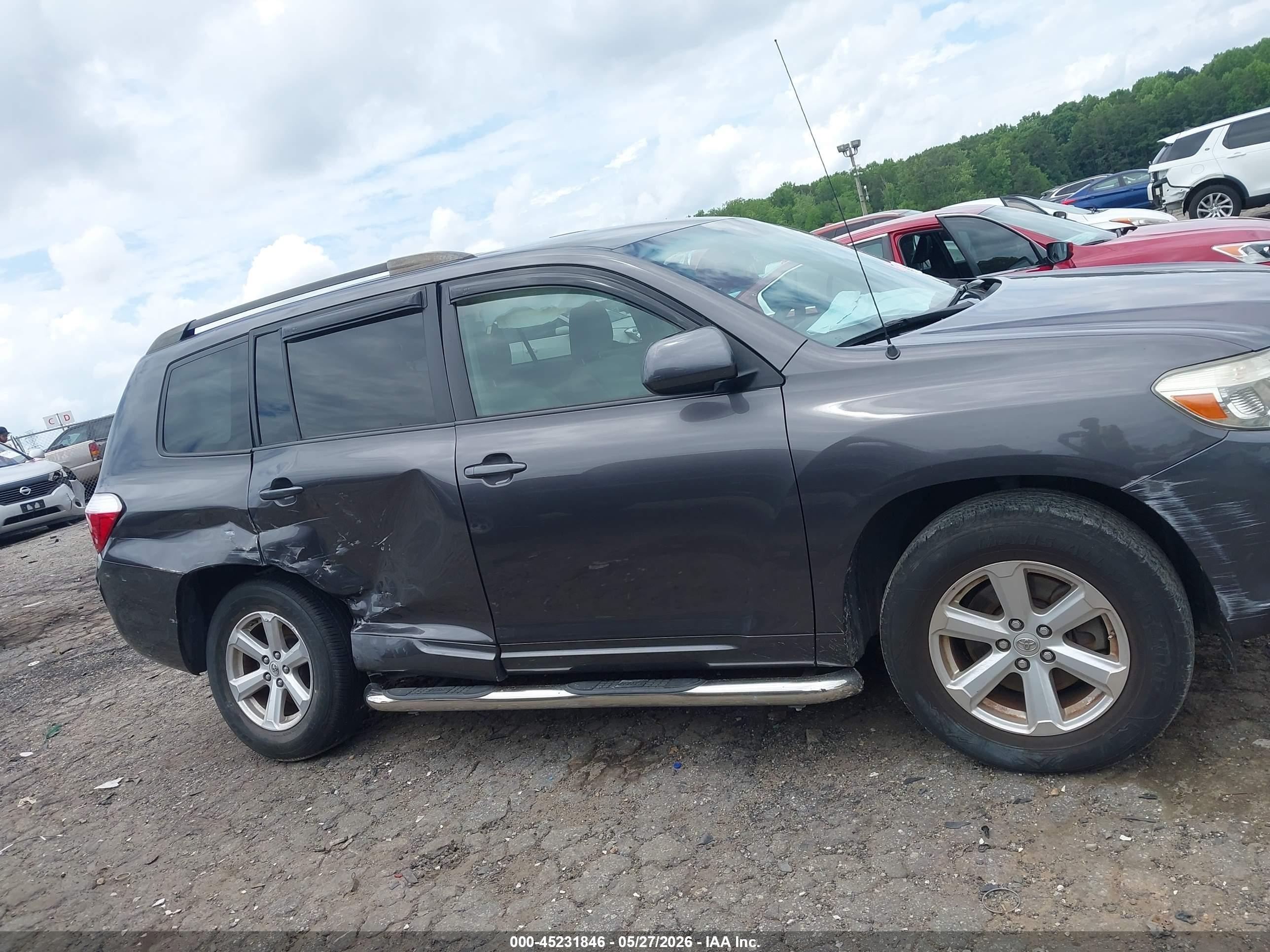 2009 Toyota Highlander Gray vin: JTEDA41A192003936