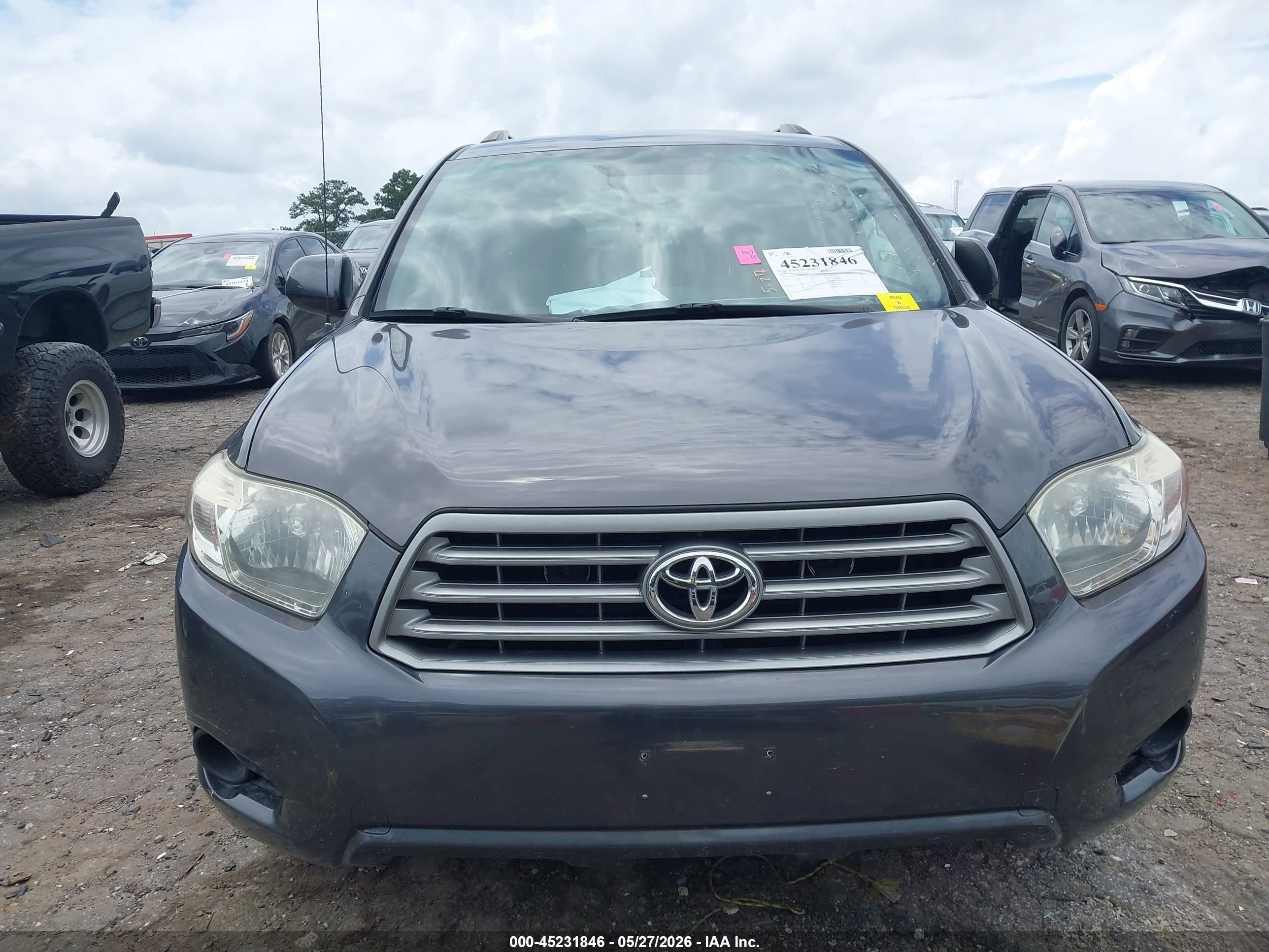 2009 Toyota Highlander Gray vin: JTEDA41A192003936