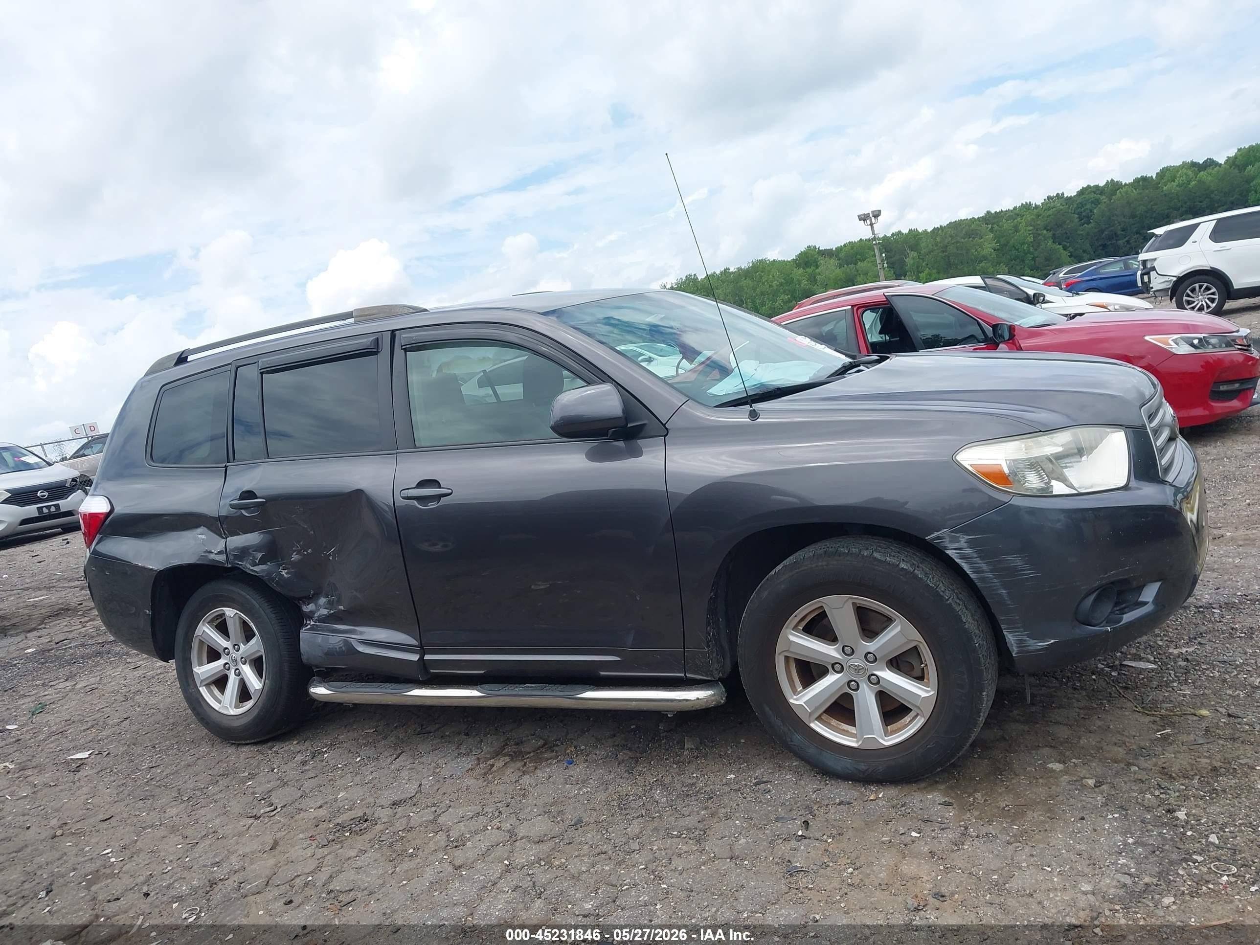 2009 Toyota Highlander Gray vin: JTEDA41A192003936