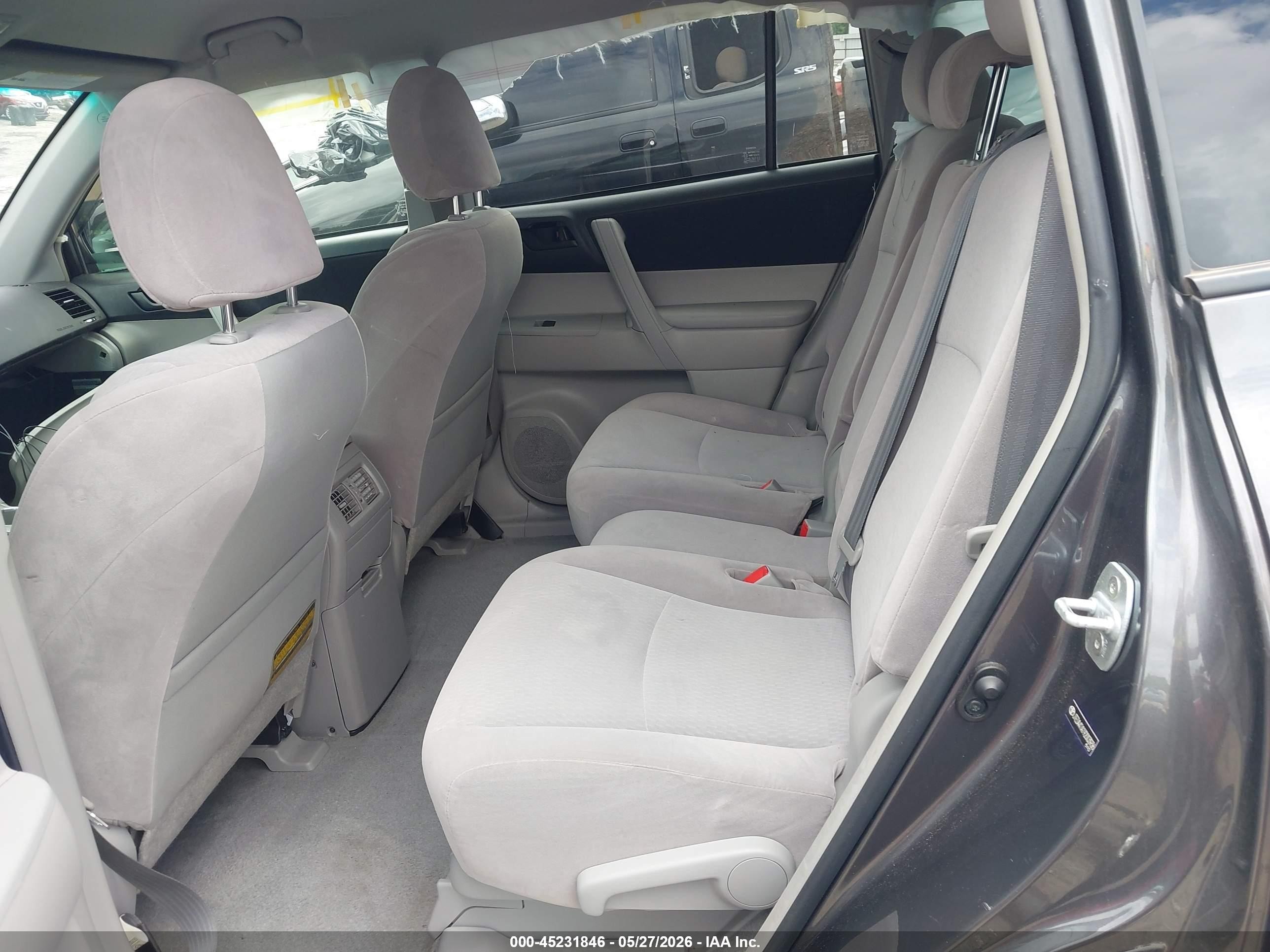 2009 Toyota Highlander Gray vin: JTEDA41A192003936