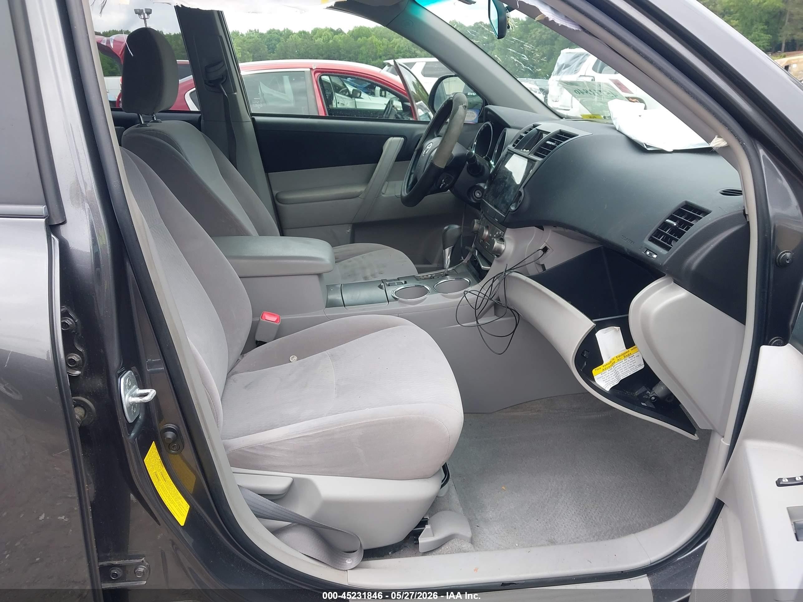 2009 Toyota Highlander Gray vin: JTEDA41A192003936