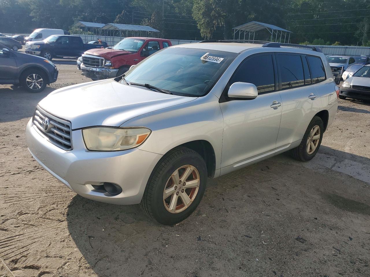 2009 Toyota Highlander Silver vin: JTEDA41A192006660