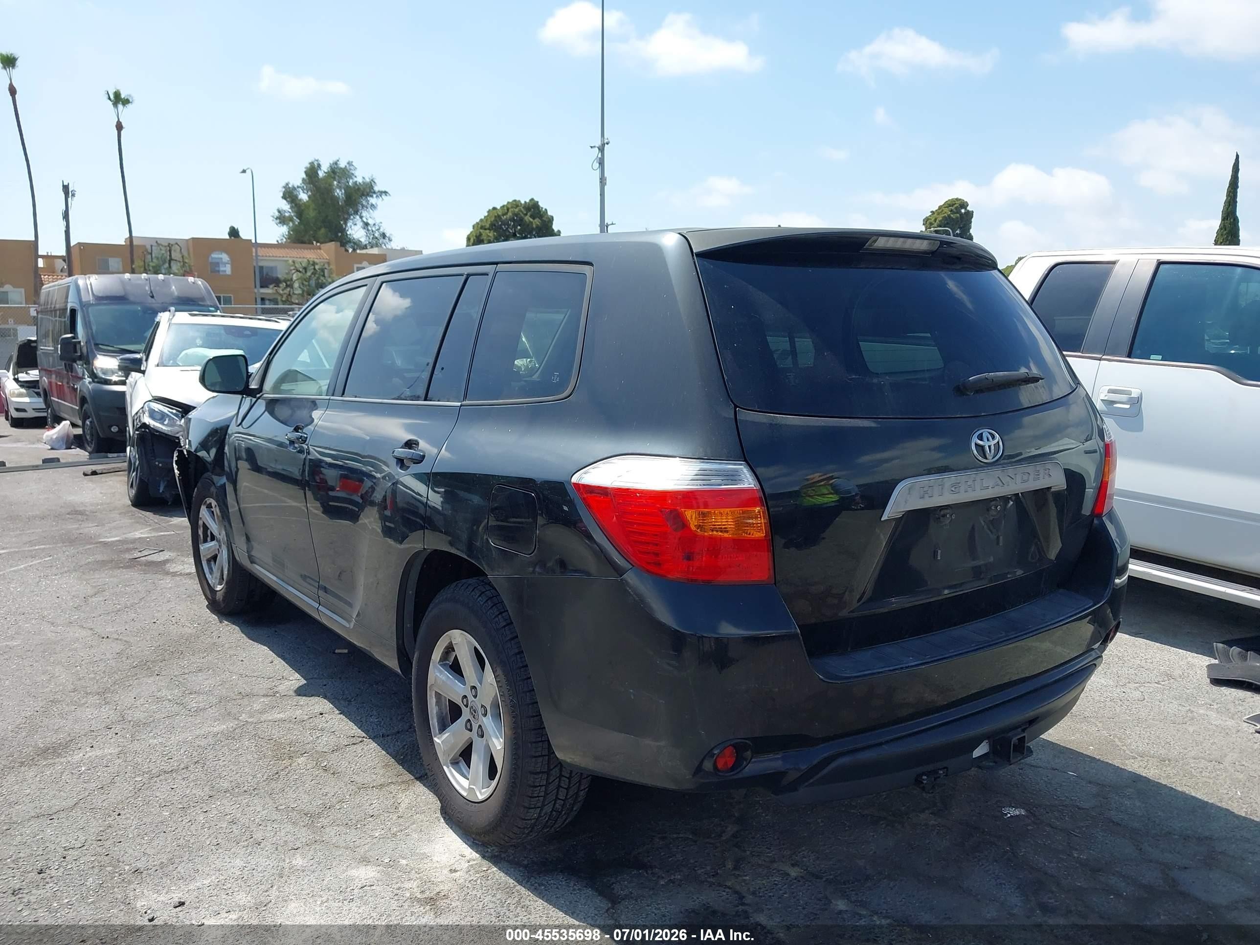 2009 Toyota Highlander   Черный vin: JTEDA41A292003265
