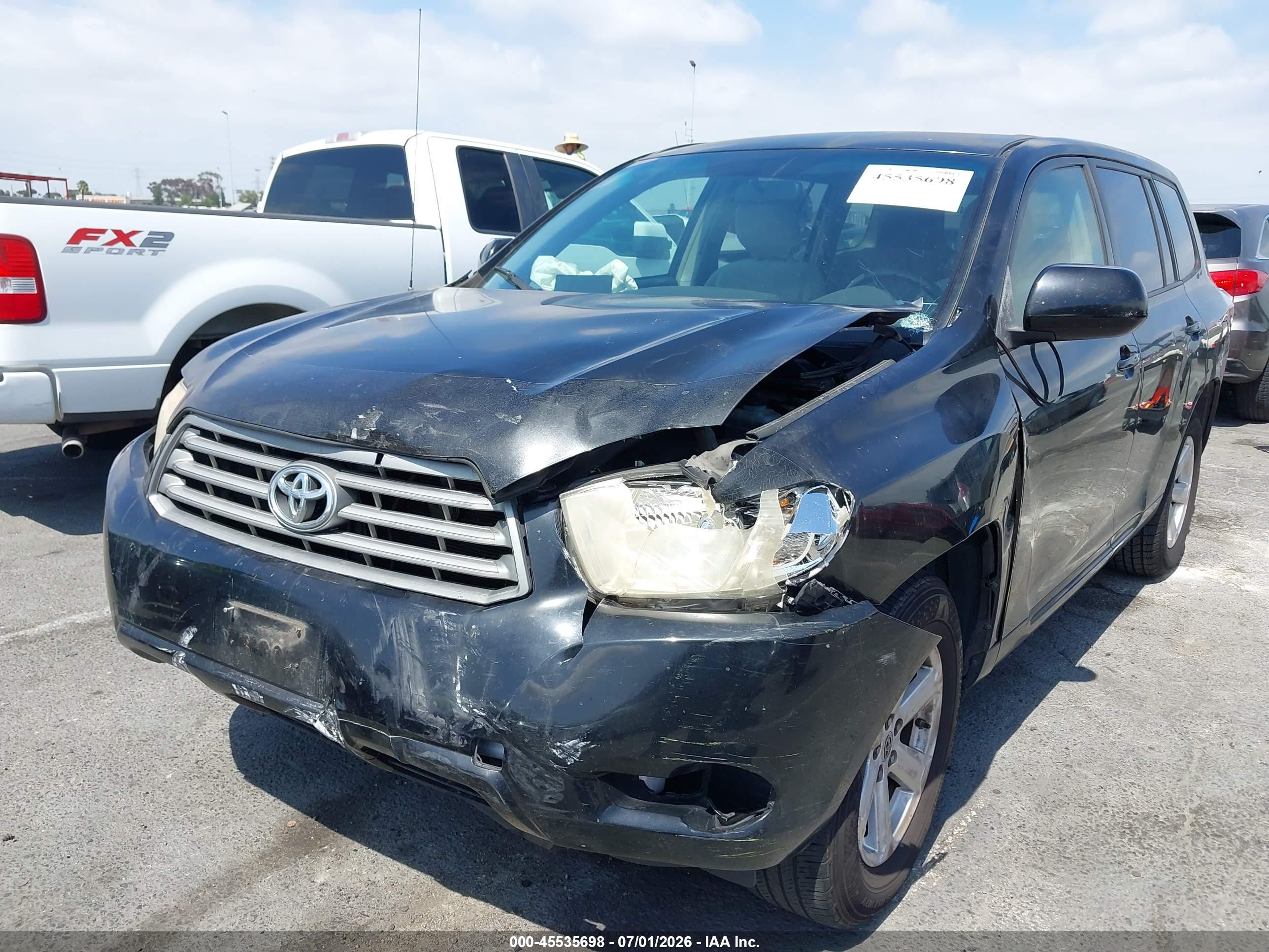 2009 Toyota Highlander   Черный vin: JTEDA41A292003265