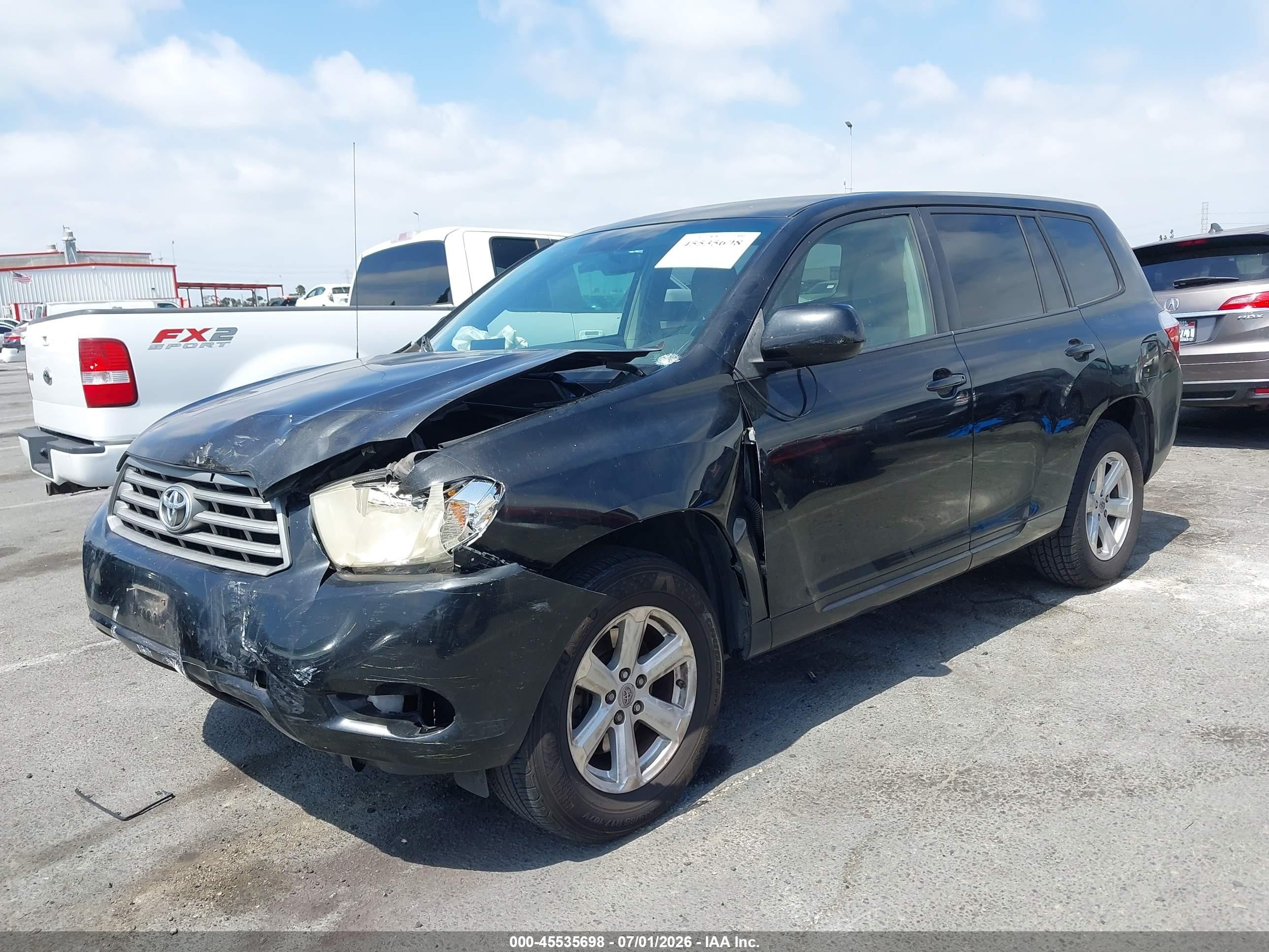 2009 Toyota Highlander   Черный vin: JTEDA41A292003265