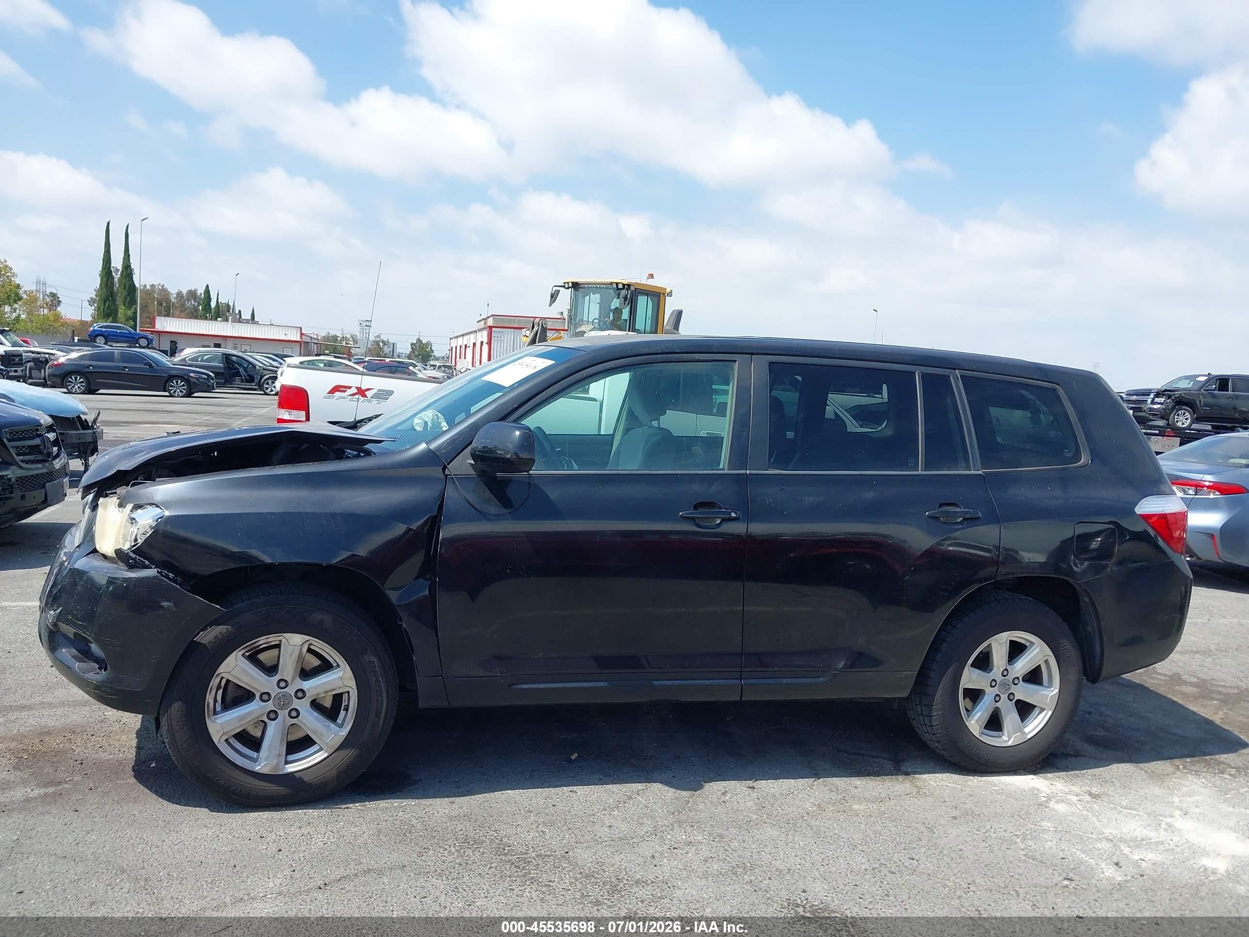2009 Toyota Highlander   Черный vin: JTEDA41A292003265