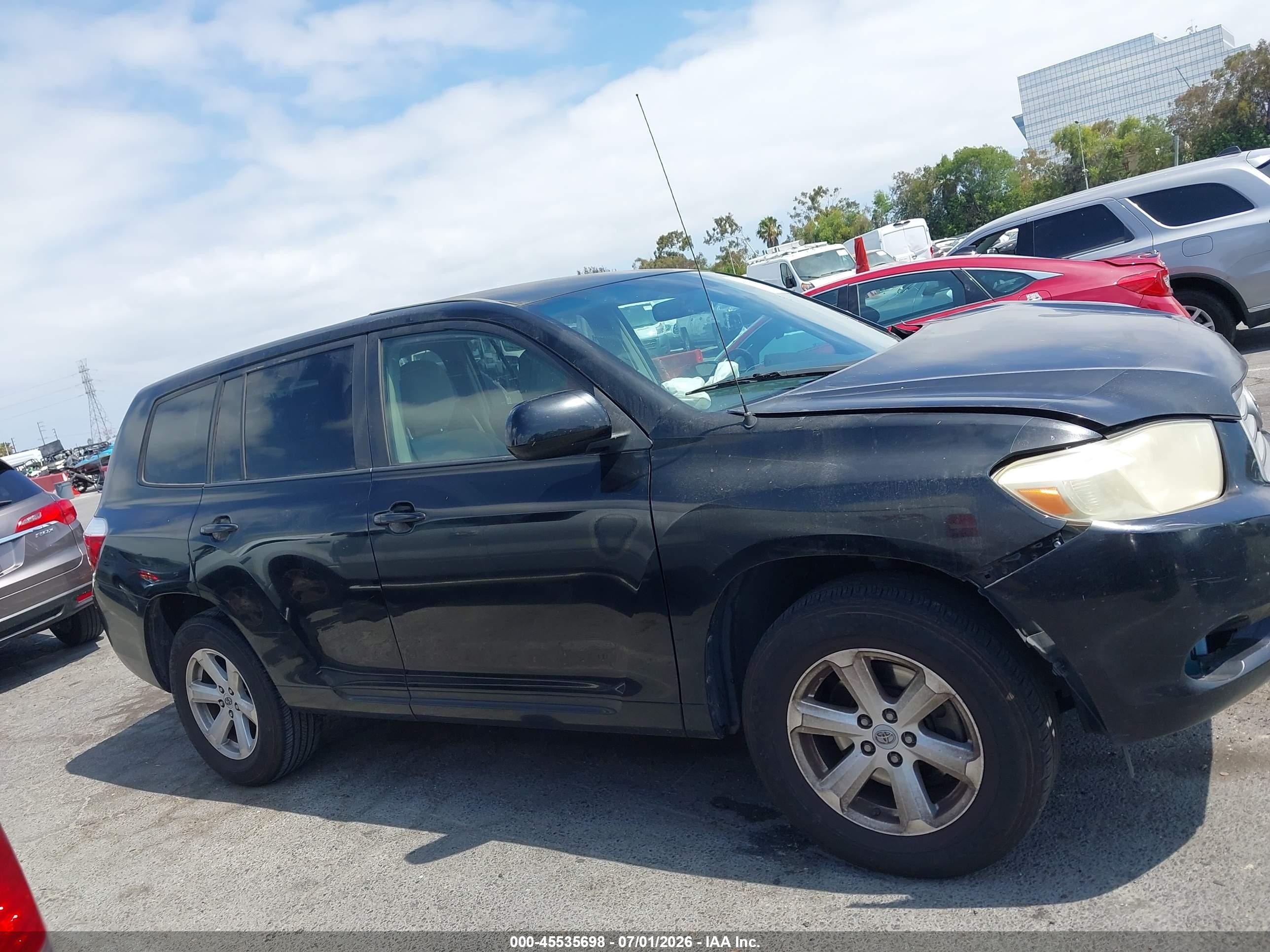2009 Toyota Highlander   Черный vin: JTEDA41A292003265