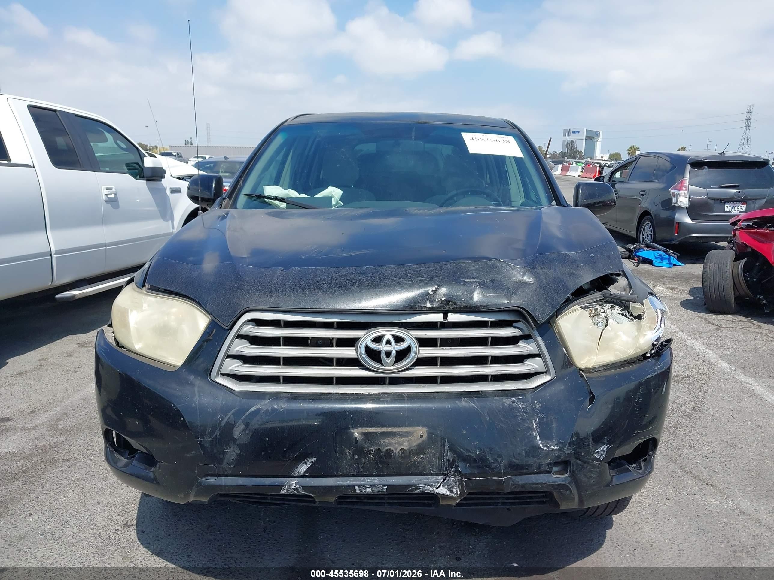 2009 Toyota Highlander   Черный vin: JTEDA41A292003265
