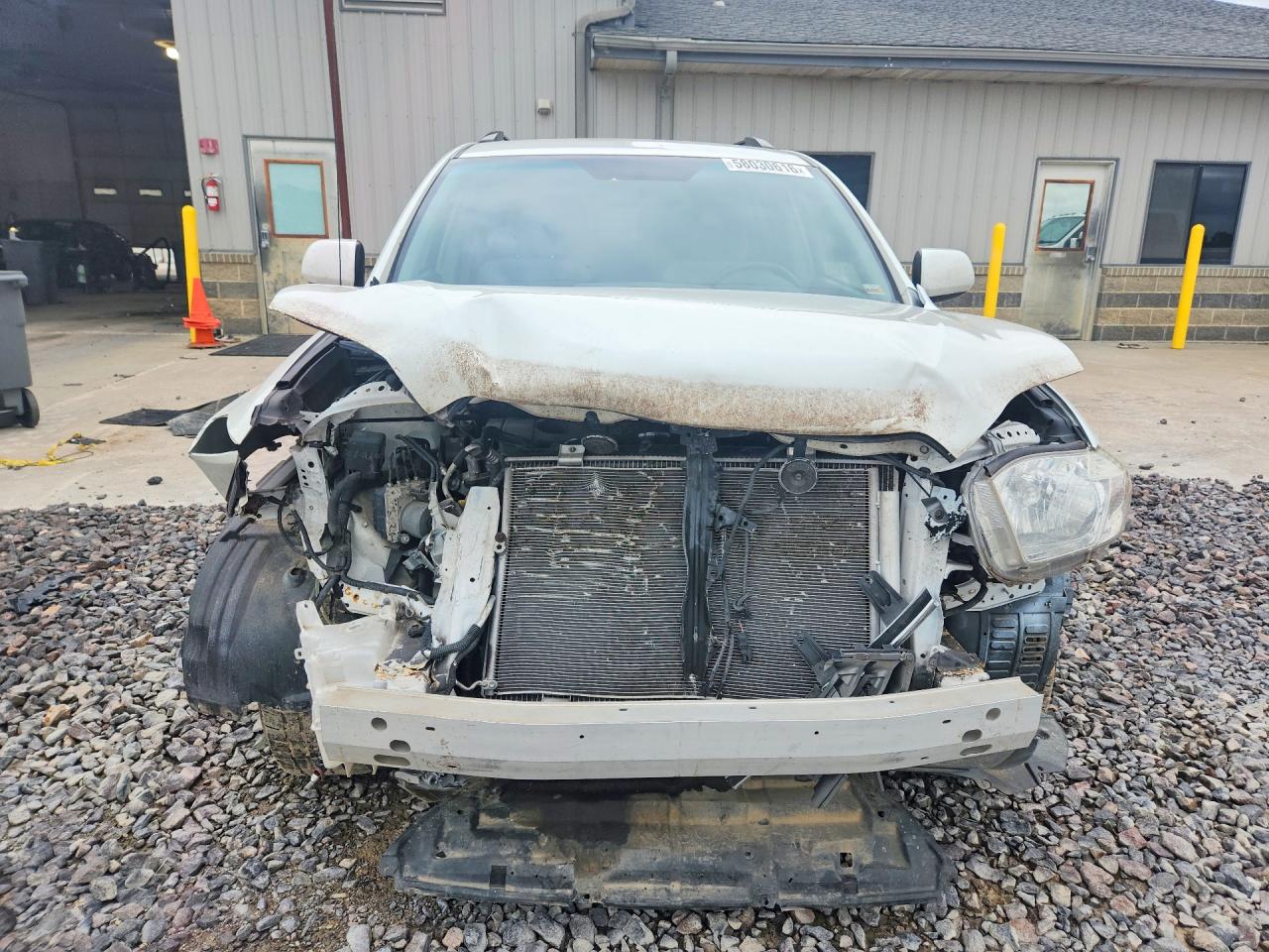 2009 Toyota Highlander Base White vin: JTEDA41A392003968