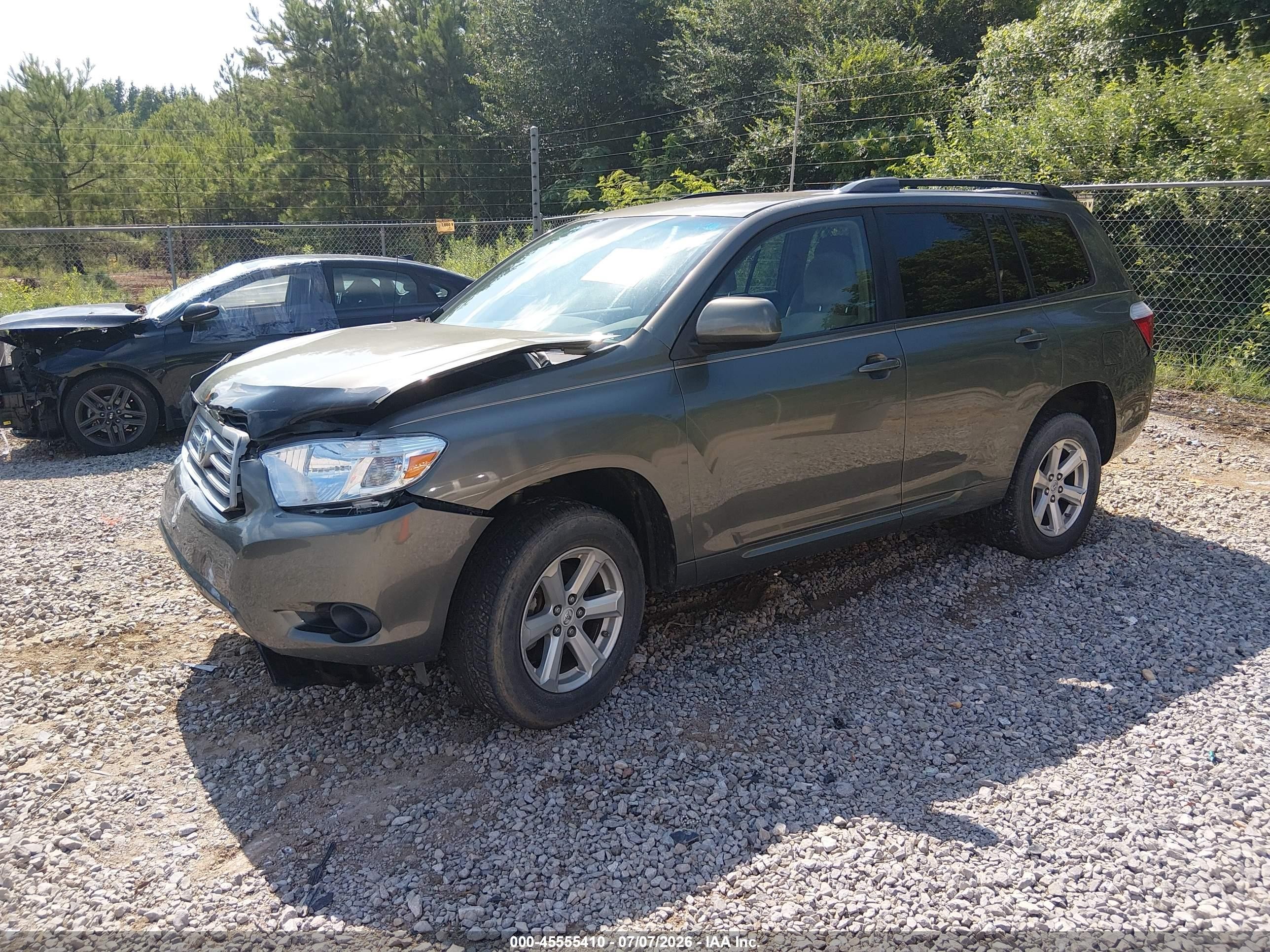 2009 Toyota Highlander   Green vin: JTEDA41A392005025
