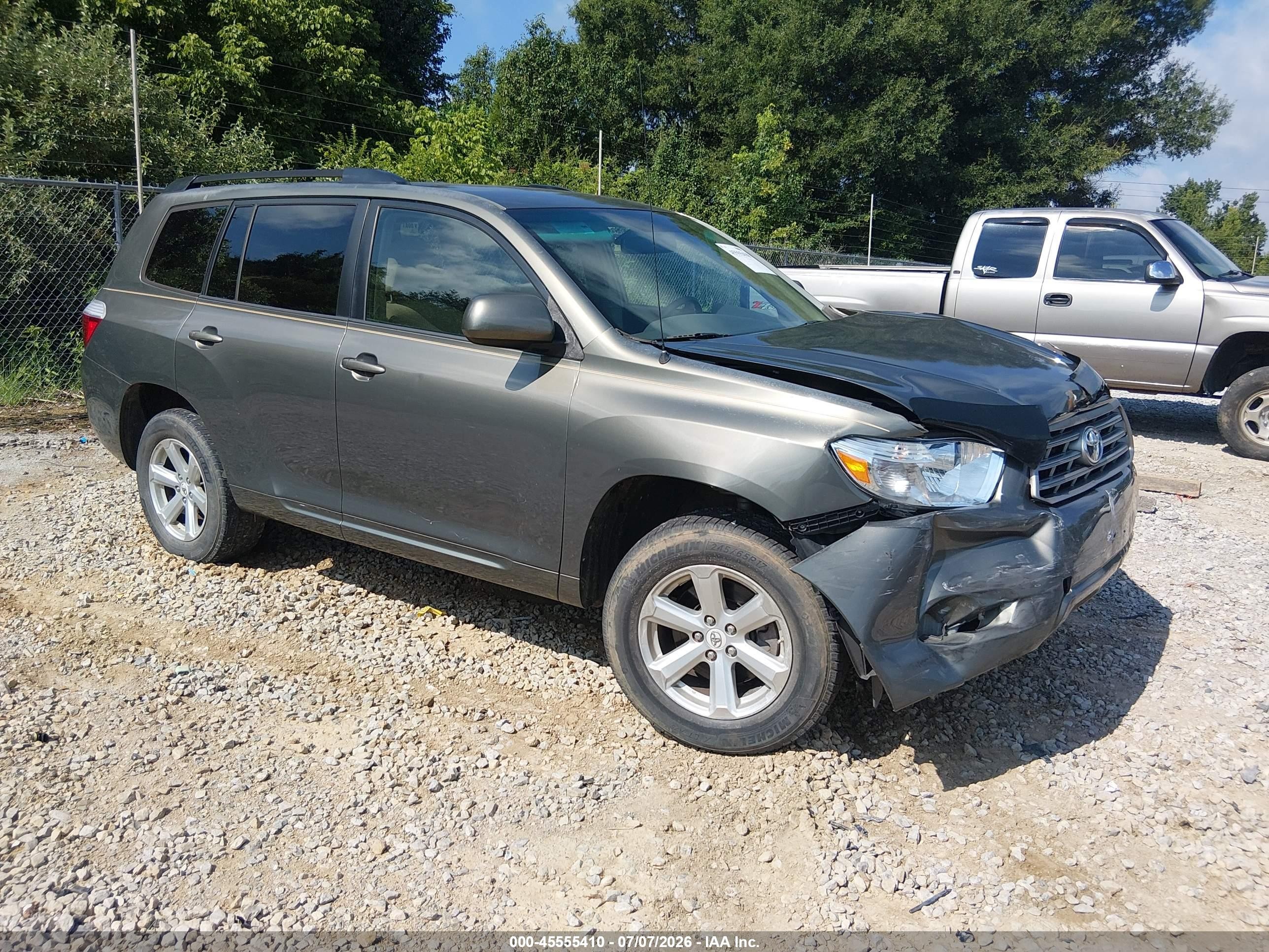 2009 Toyota Highlander   Green vin: JTEDA41A392005025