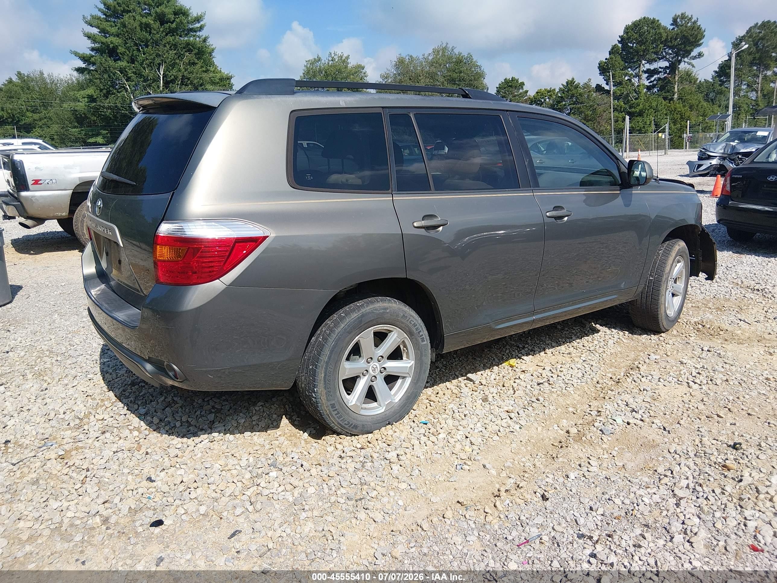 2009 Toyota Highlander   Green vin: JTEDA41A392005025