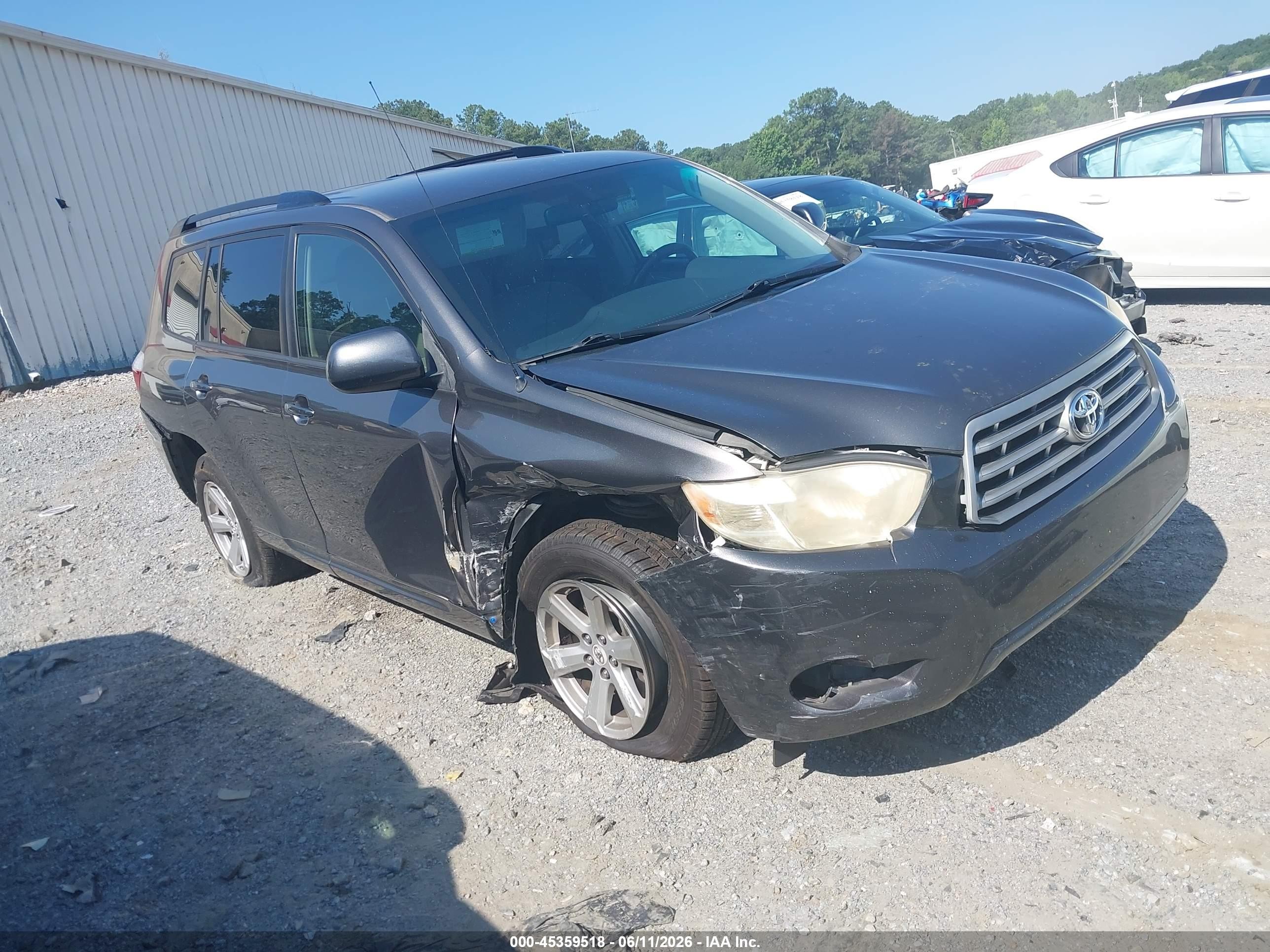 2009 Toyota Highlander   Gray vin: JTEDA41A392005557