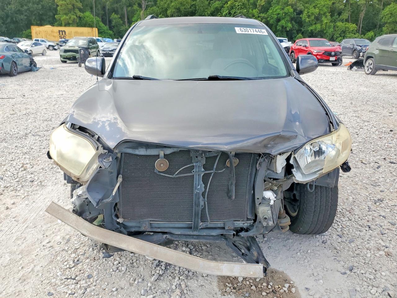 2009 Toyota Highlander Base Gray vin: JTEDA41A392005963