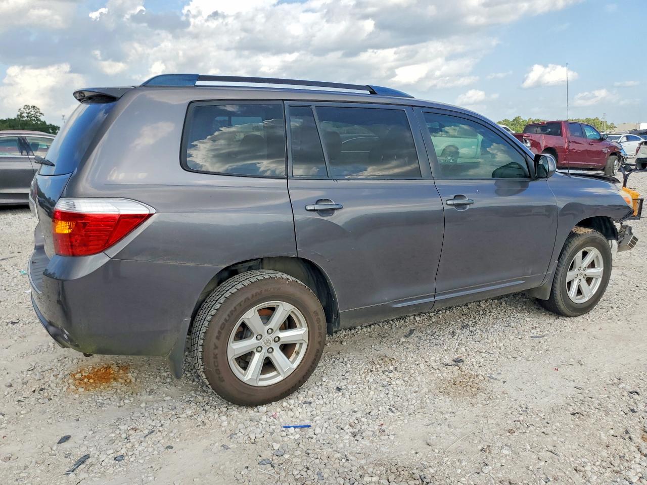 2009 Toyota Highlander Base Gray vin: JTEDA41A392005963