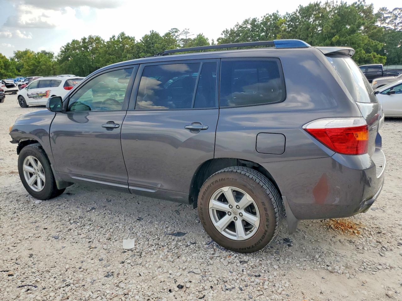 2009 Toyota Highlander Base Gray vin: JTEDA41A392005963