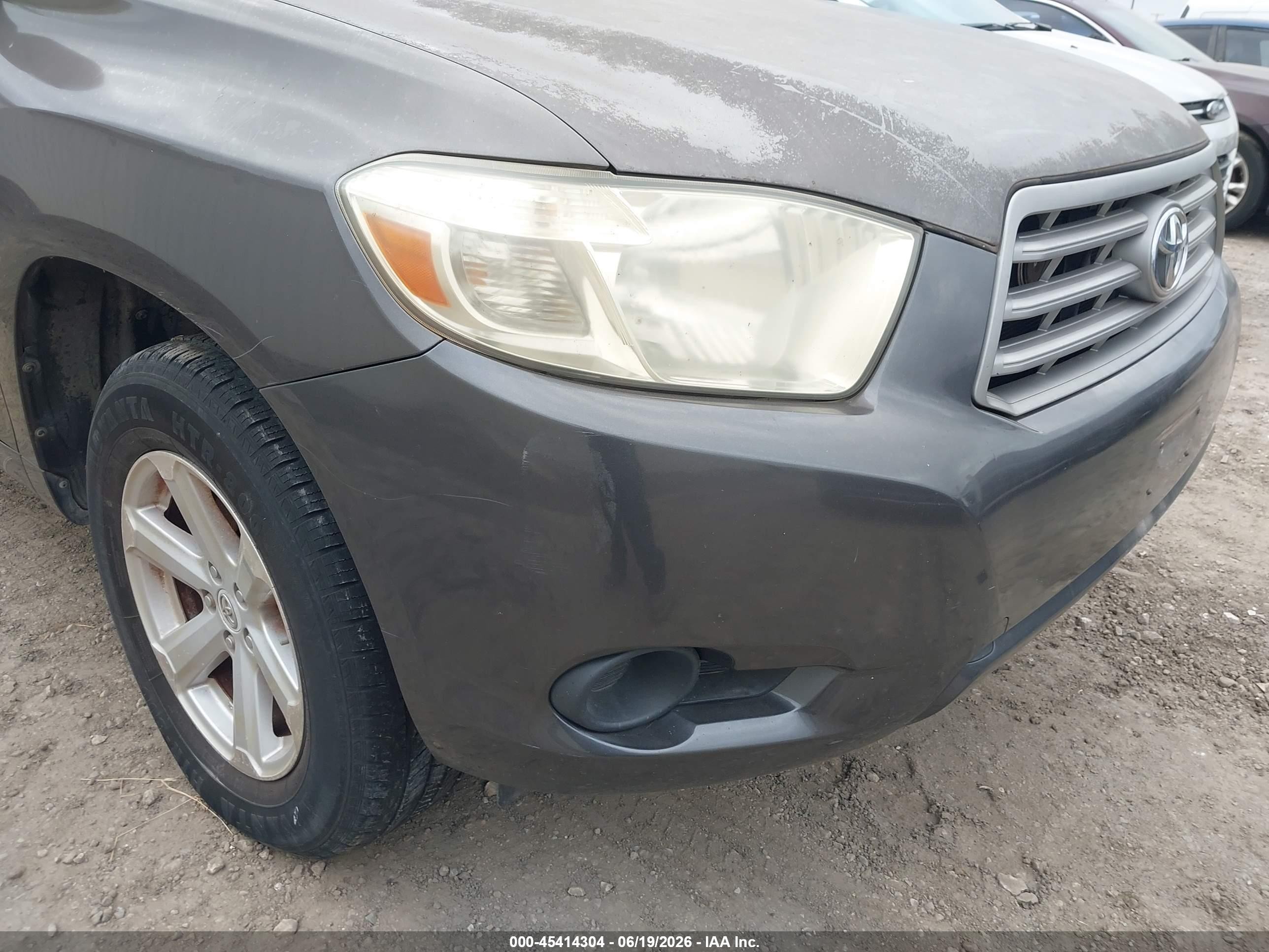 2009 Toyota Highlander   Gray vin: JTEDA41A492005146