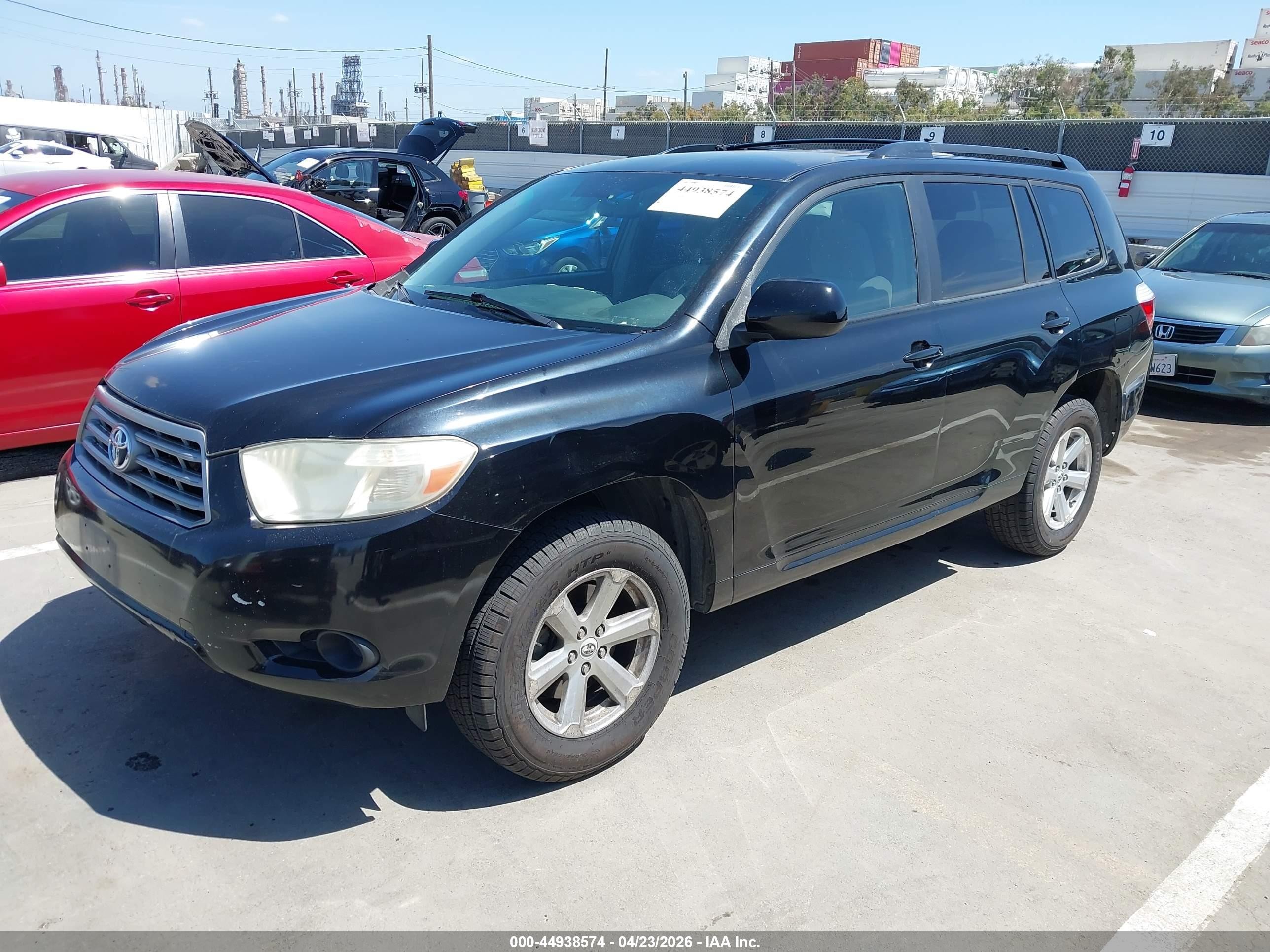 2009 Toyota Highlander   Black vin: JTEDA41A492005289