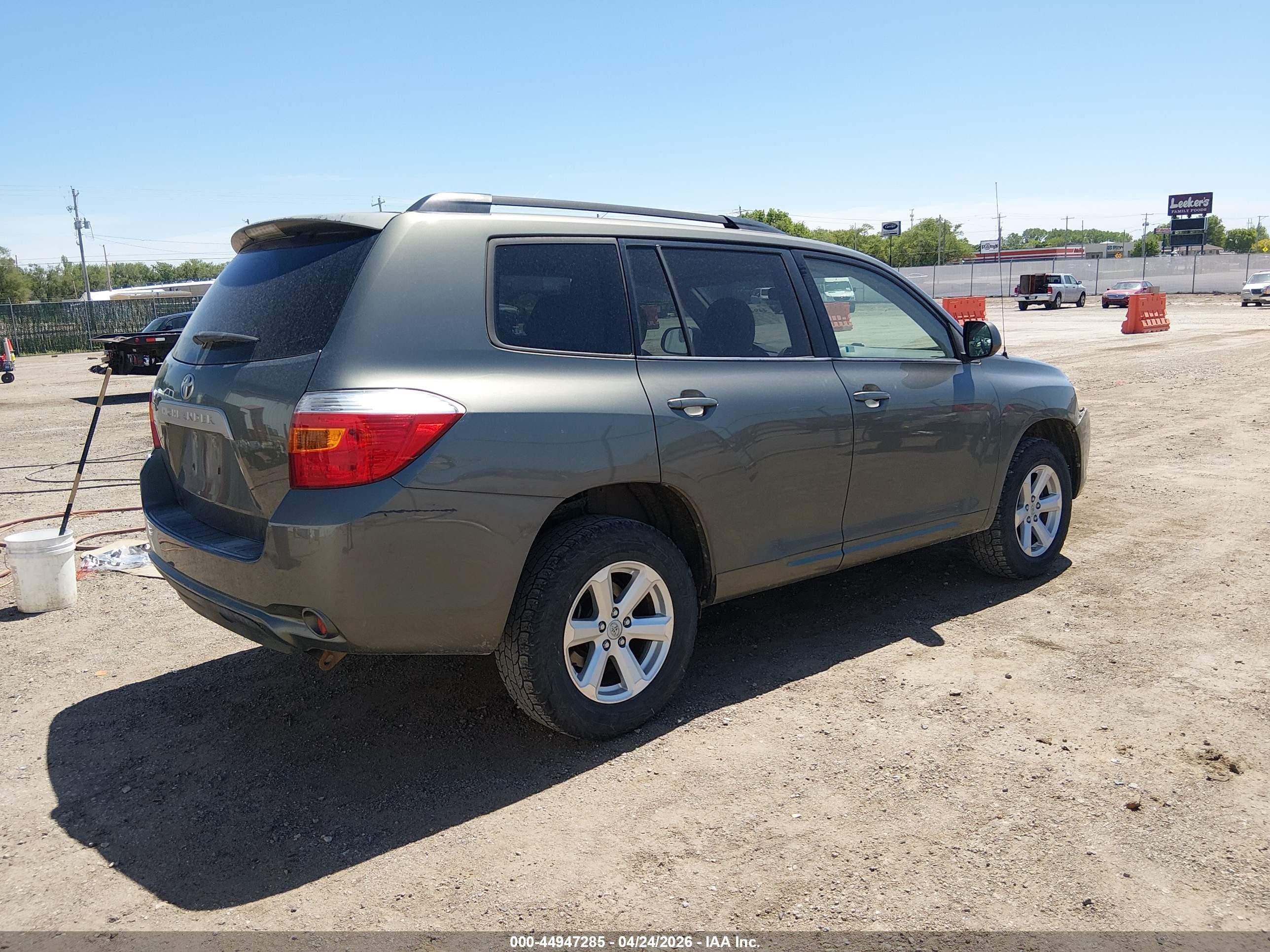 2009 Toyota Highlander   Gray vin: JTEDA41A592007889