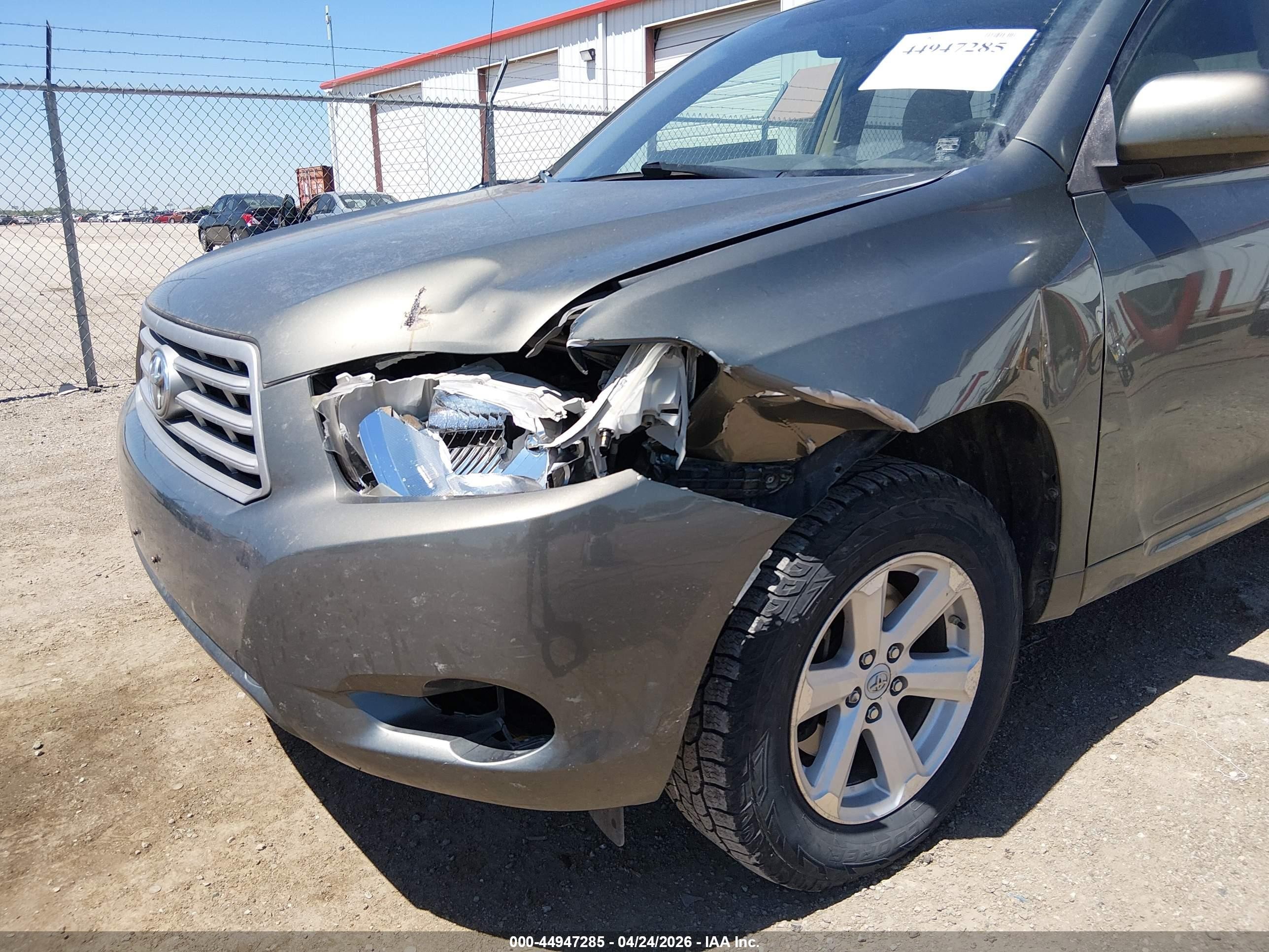 2009 Toyota Highlander   Gray vin: JTEDA41A592007889