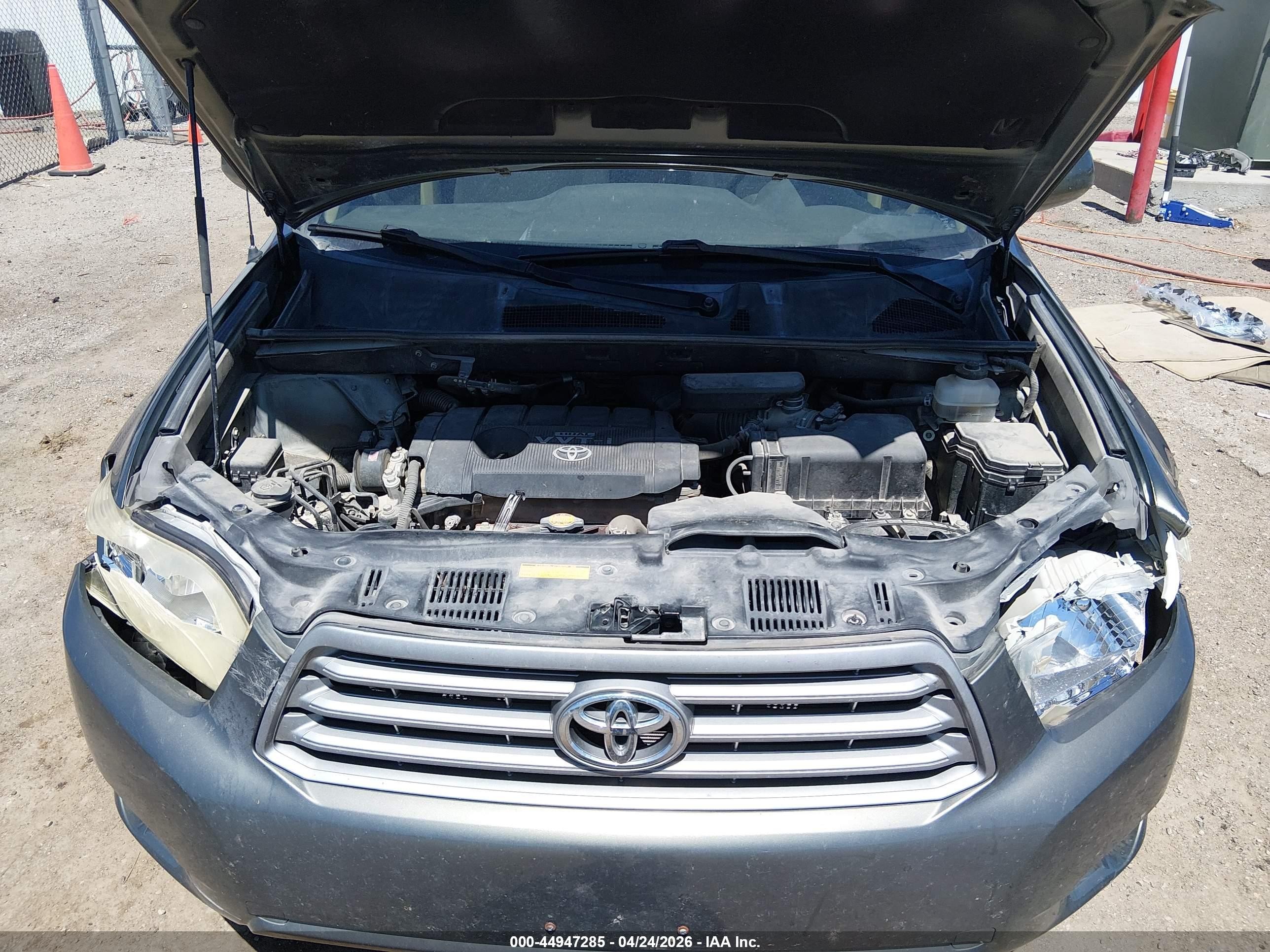 2009 Toyota Highlander   Gray vin: JTEDA41A592007889