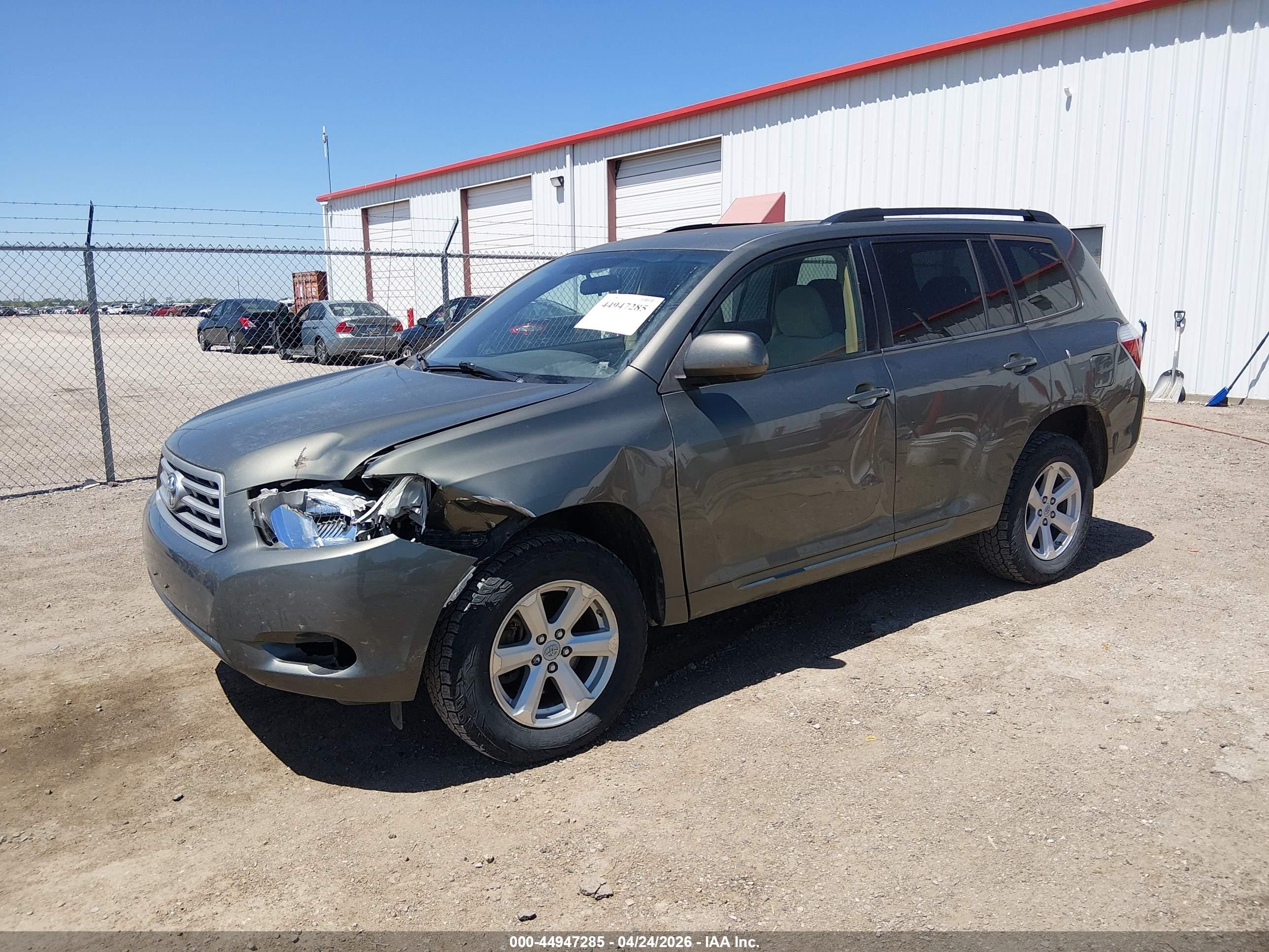 2009 Toyota Highlander   Gray vin: JTEDA41A592007889