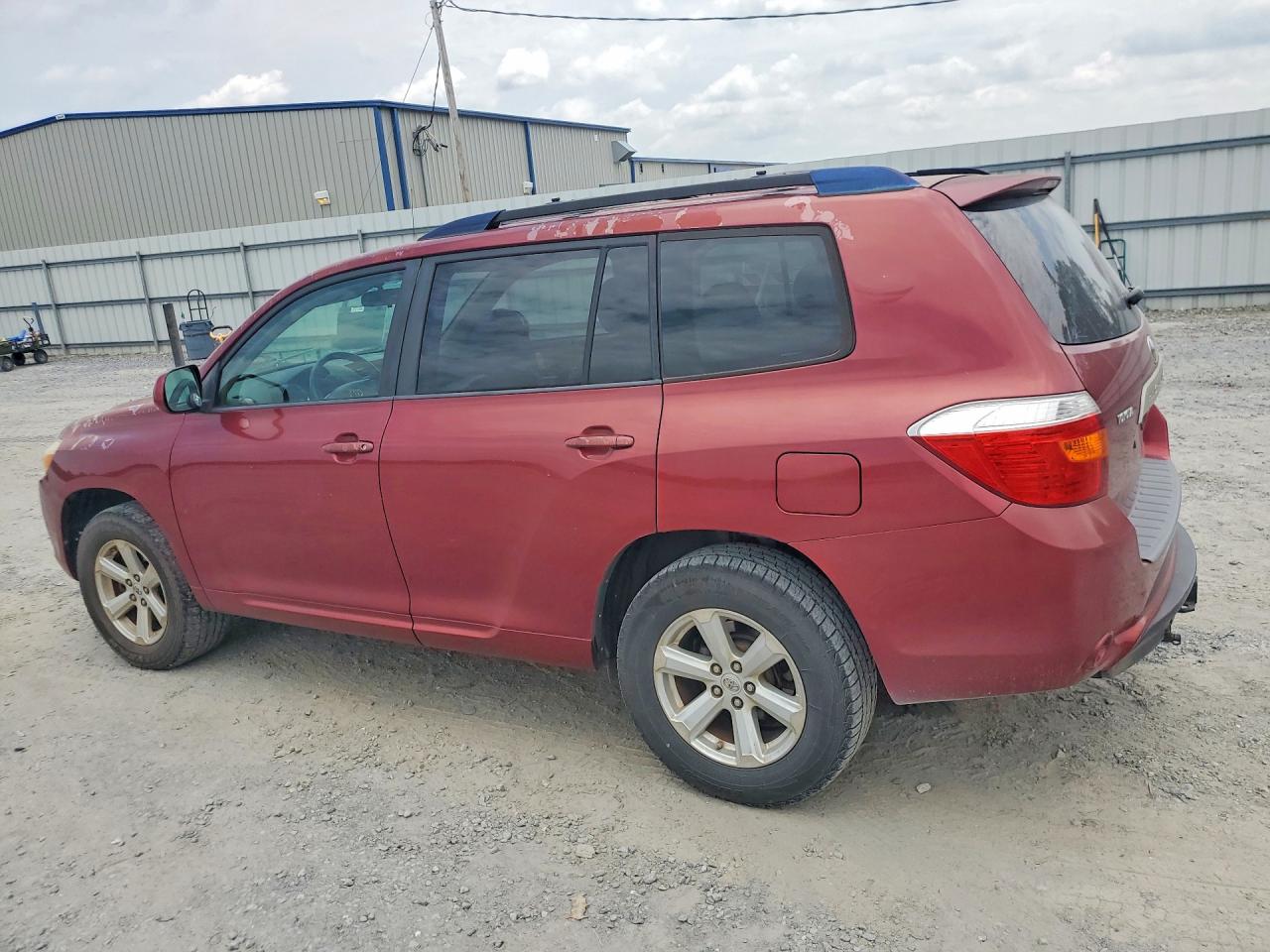 2009 Toyota Highlander Base Red vin: JTEDA41A792002841