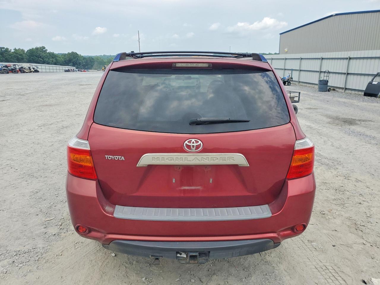 2009 Toyota Highlander Base Red vin: JTEDA41A792002841