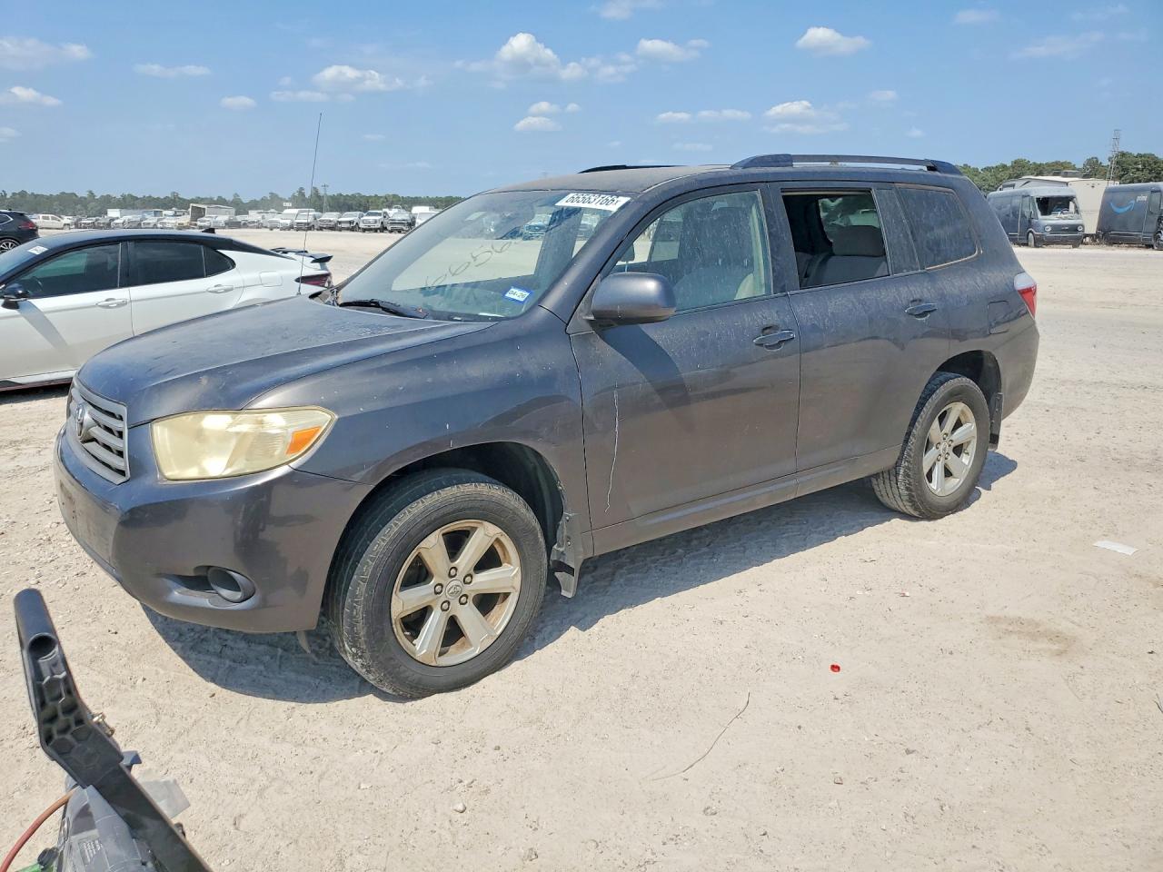 2009 Toyota Highlander Gray vin: JTEDA41A792005478