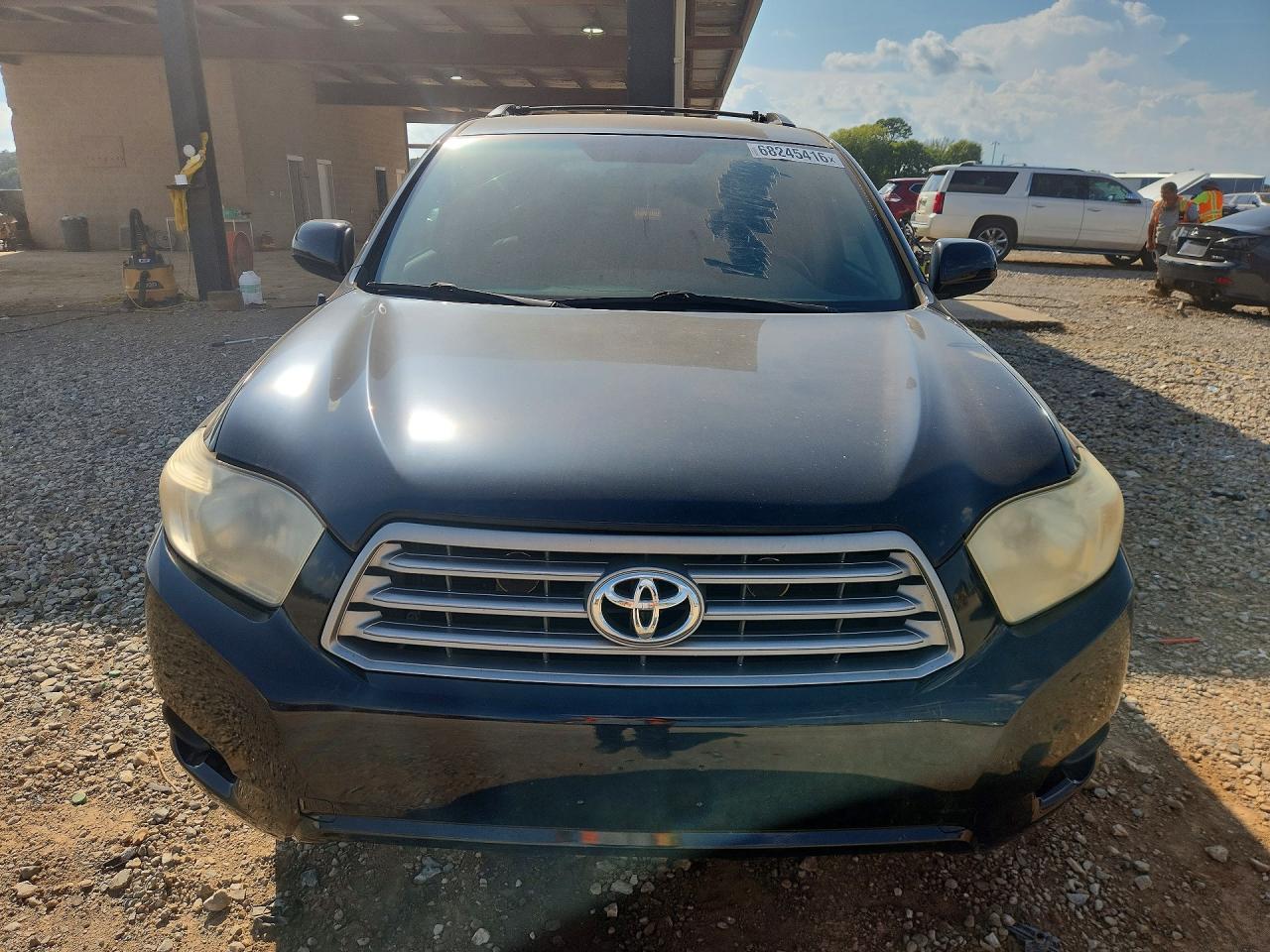 2009 Toyota Highlander Base Black vin: JTEDA41A992004851