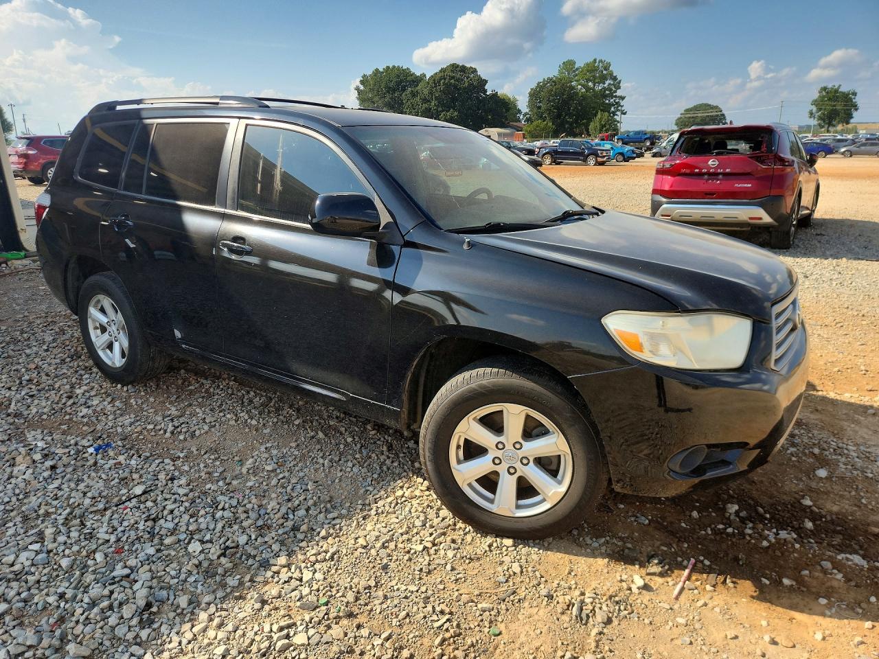 2009 Toyota Highlander Base Black vin: JTEDA41A992004851