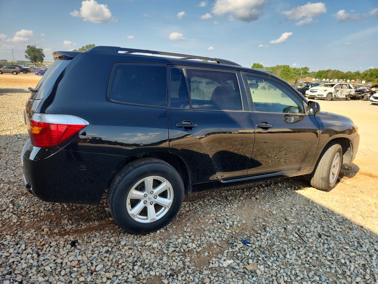 2009 Toyota Highlander Base Black vin: JTEDA41A992004851