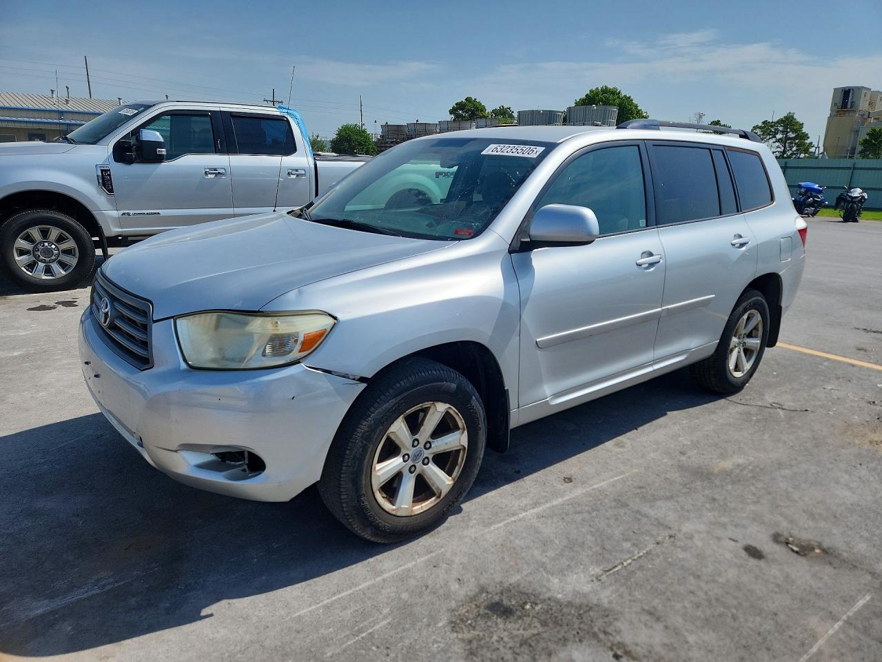 2009 Toyota Highlander Base Silver vin: JTEDA41AX92001926