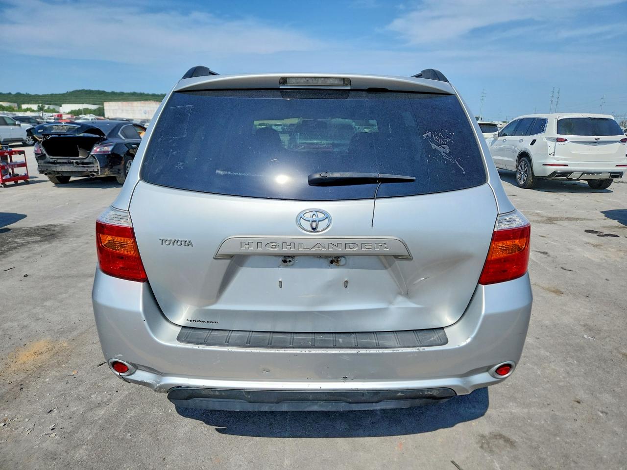 2009 Toyota Highlander Base Silver vin: JTEDA41AX92001926