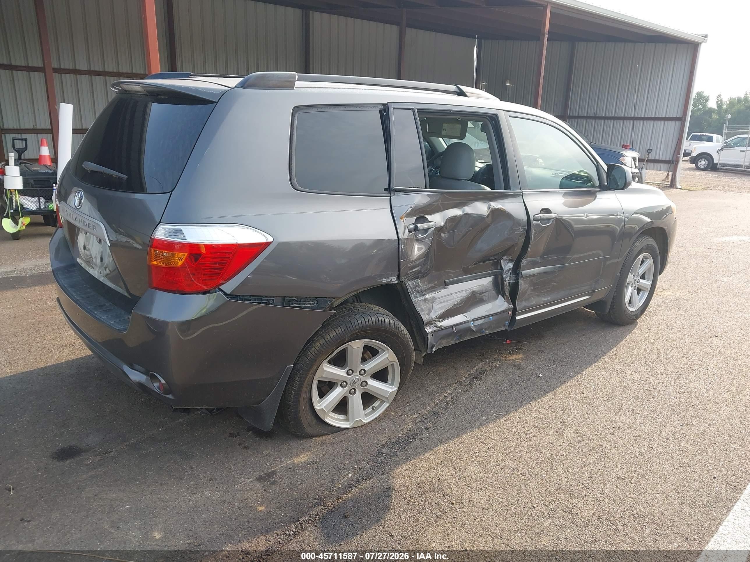 2009 Toyota Highlander   Серый vin: JTEDA41AX92003904