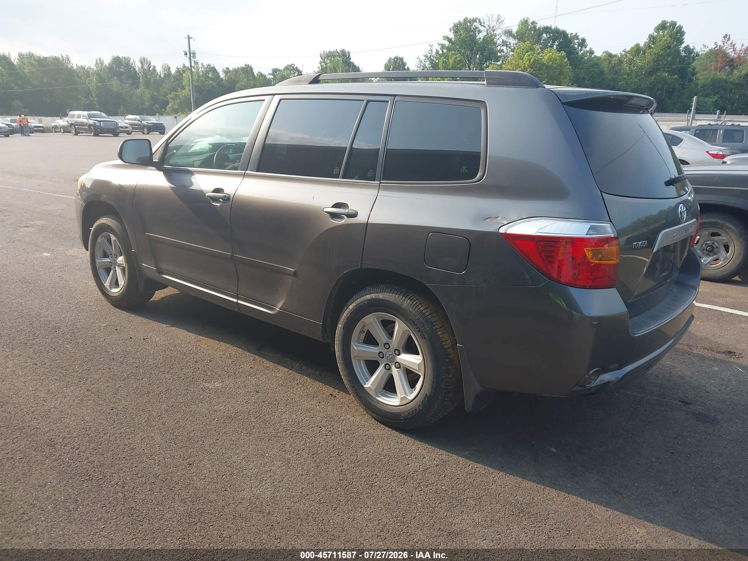 2009 Toyota Highlander   Серый vin: JTEDA41AX92003904