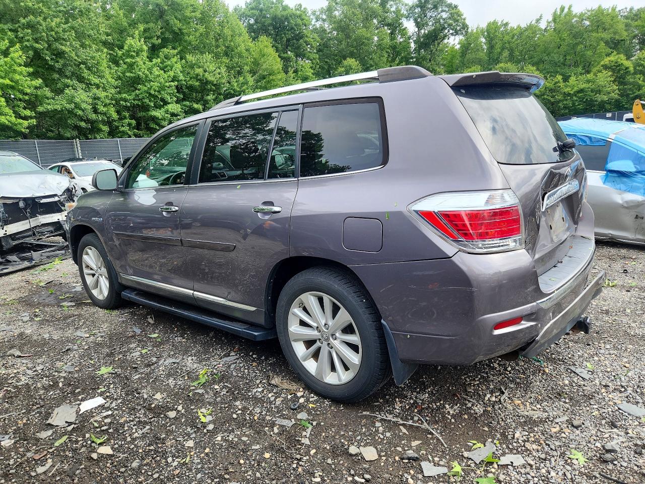 2012 Toyota Highlander Hybrid Limited Gray vin: JTEDC3EH0C2004207