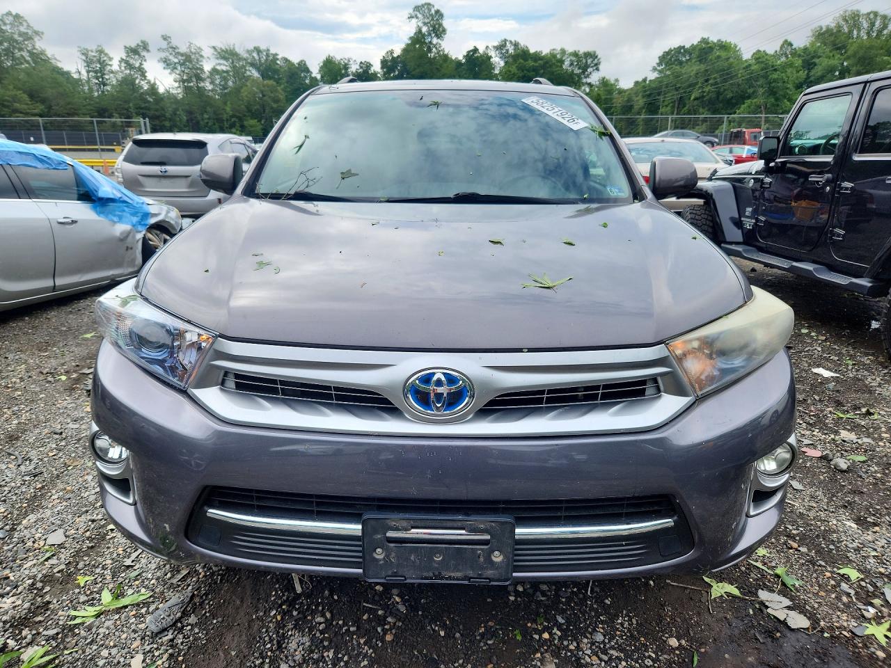 2012 Toyota Highlander Hybrid Limited Gray vin: JTEDC3EH0C2004207