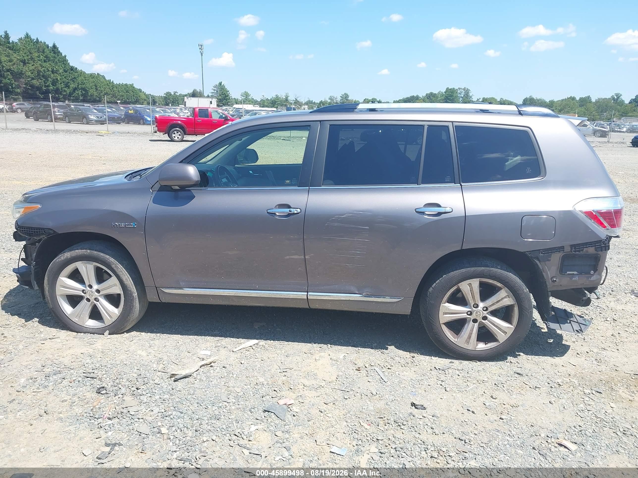 2012 Toyota Highlander Hybrid Limited V6 Gray vin: JTEDC3EH0C2009164