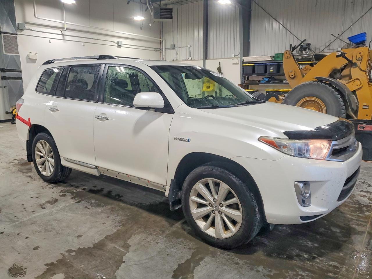 2012 Toyota Highlander Hybrid Limited White vin: JTEDC3EH0C2010749