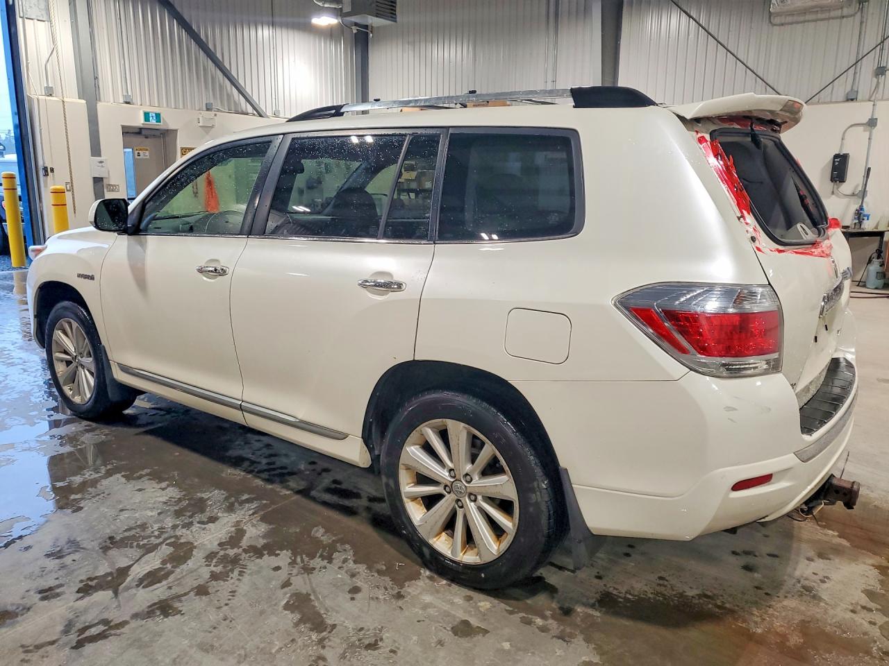 2012 Toyota Highlander Hybrid Limited White vin: JTEDC3EH0C2010749
