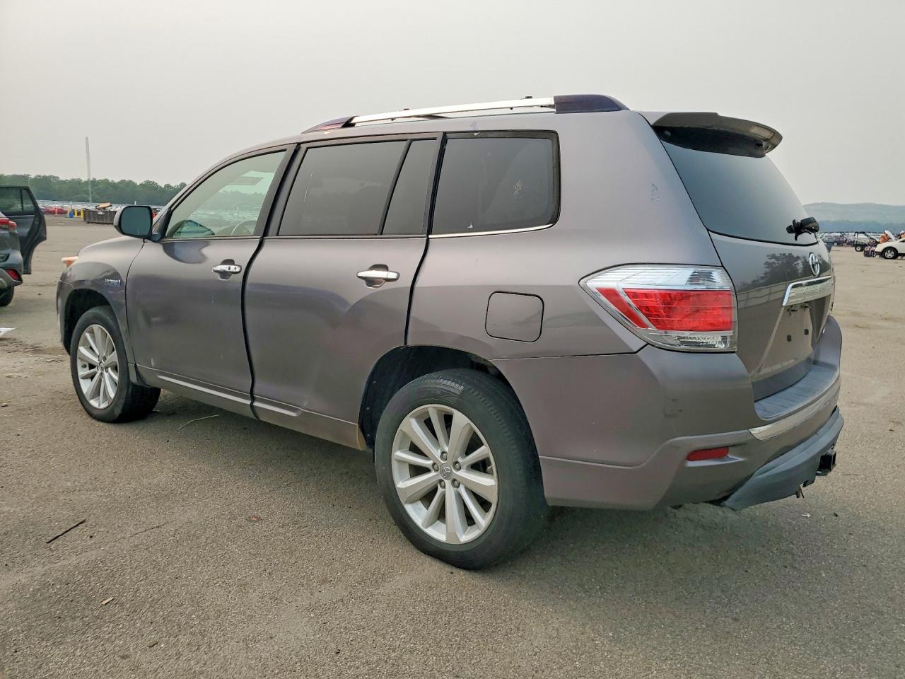 2013 Toyota Highlander Hybrid Limited Серый vin: JTEDC3EH1D2016951