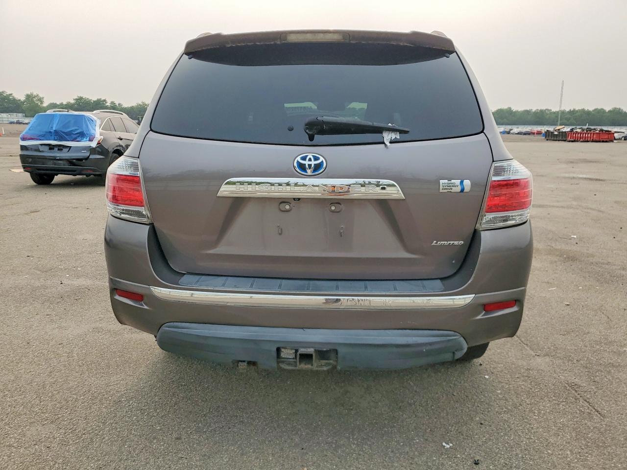 2013 Toyota Highlander Hybrid Limited Серый vin: JTEDC3EH1D2016951