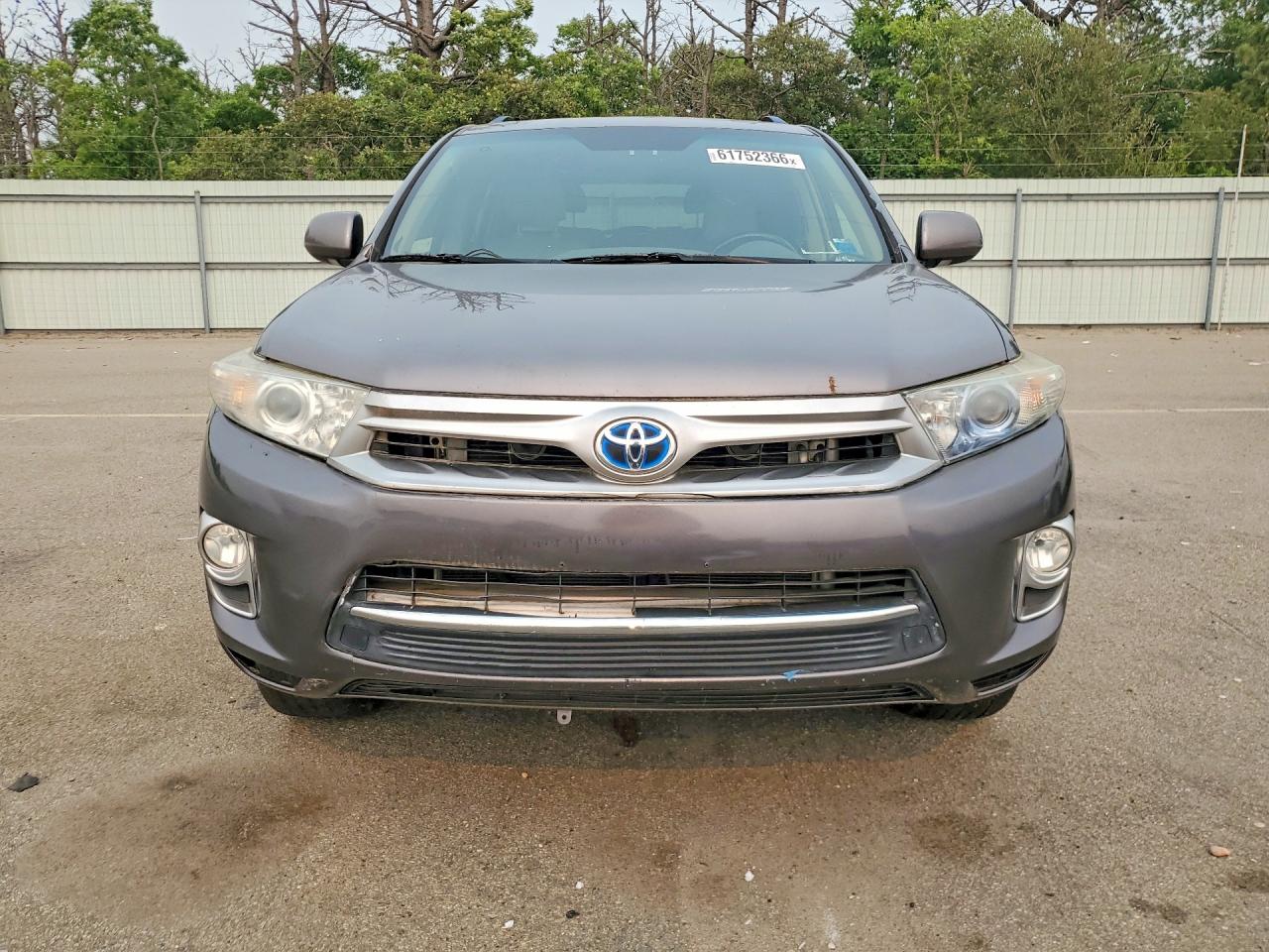 2013 Toyota Highlander Hybrid Limited Серый vin: JTEDC3EH1D2016951