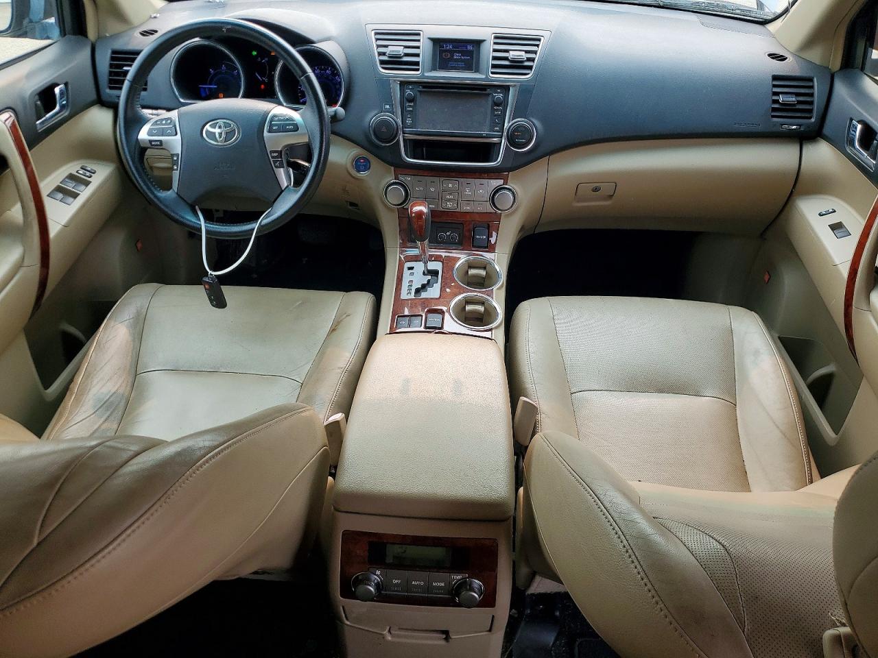 2013 Toyota Highlander Hybrid Limited Серый vin: JTEDC3EH1D2016951