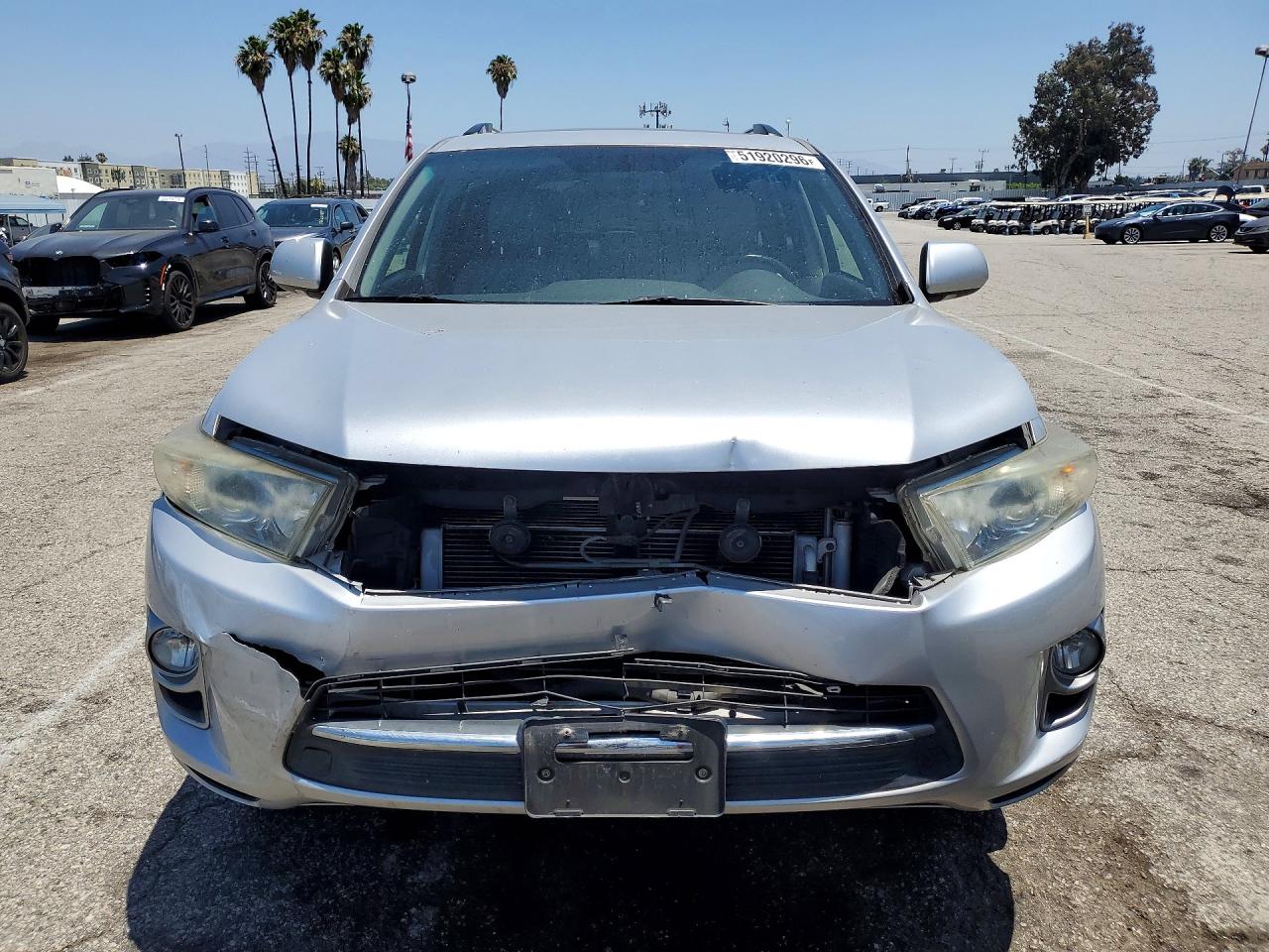 2012 Toyota Highlander Hybrid Limited Silver vin: JTEDC3EH2C2004094
