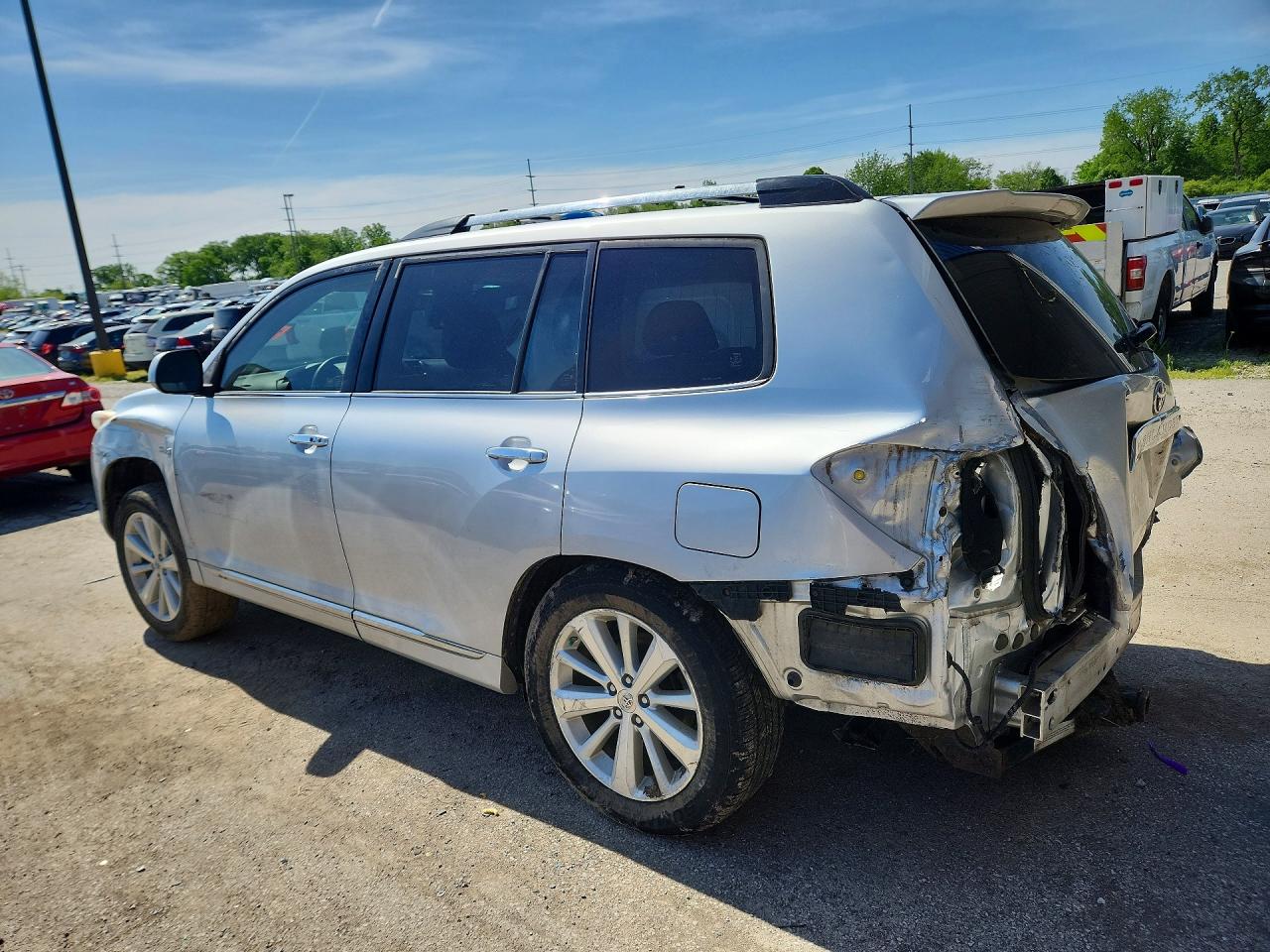 2012 Toyota Highlander Hybrid Limited Серебряный vin: JTEDC3EH2C2006394